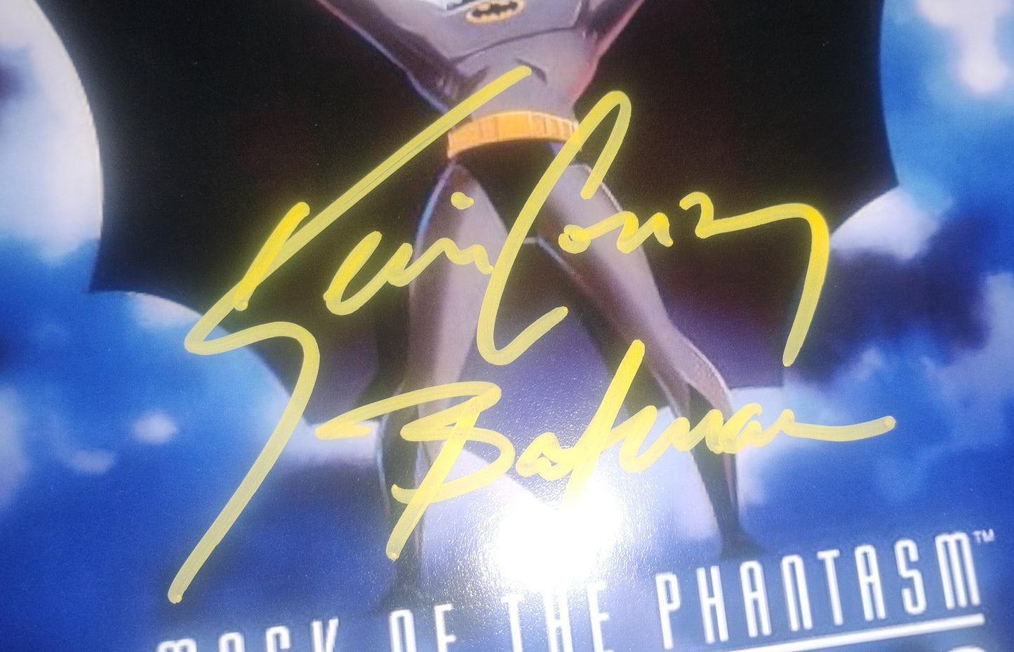 Batman Mask Of The Phantasm Photo & Card Framed COA Kevin Conroy, Stacy Keach & Efrem Zimbalist Jr