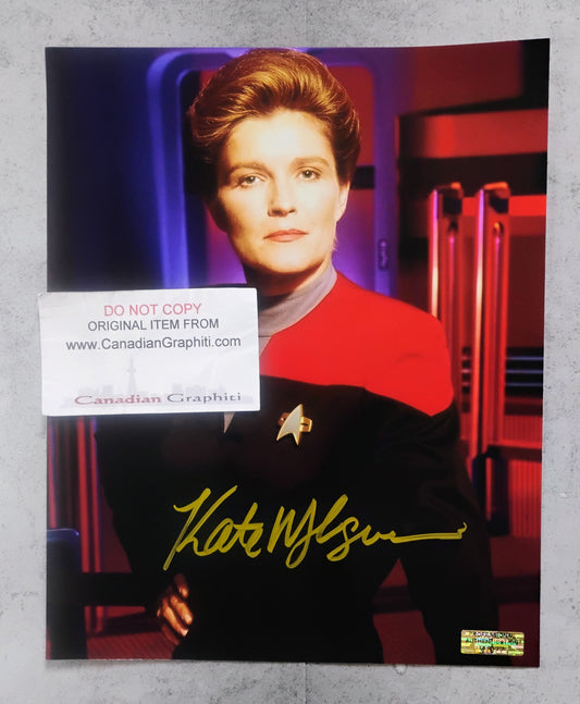 Kate Mulgrew Hand Signed Autograph 8x10 Photo COA Star Trek