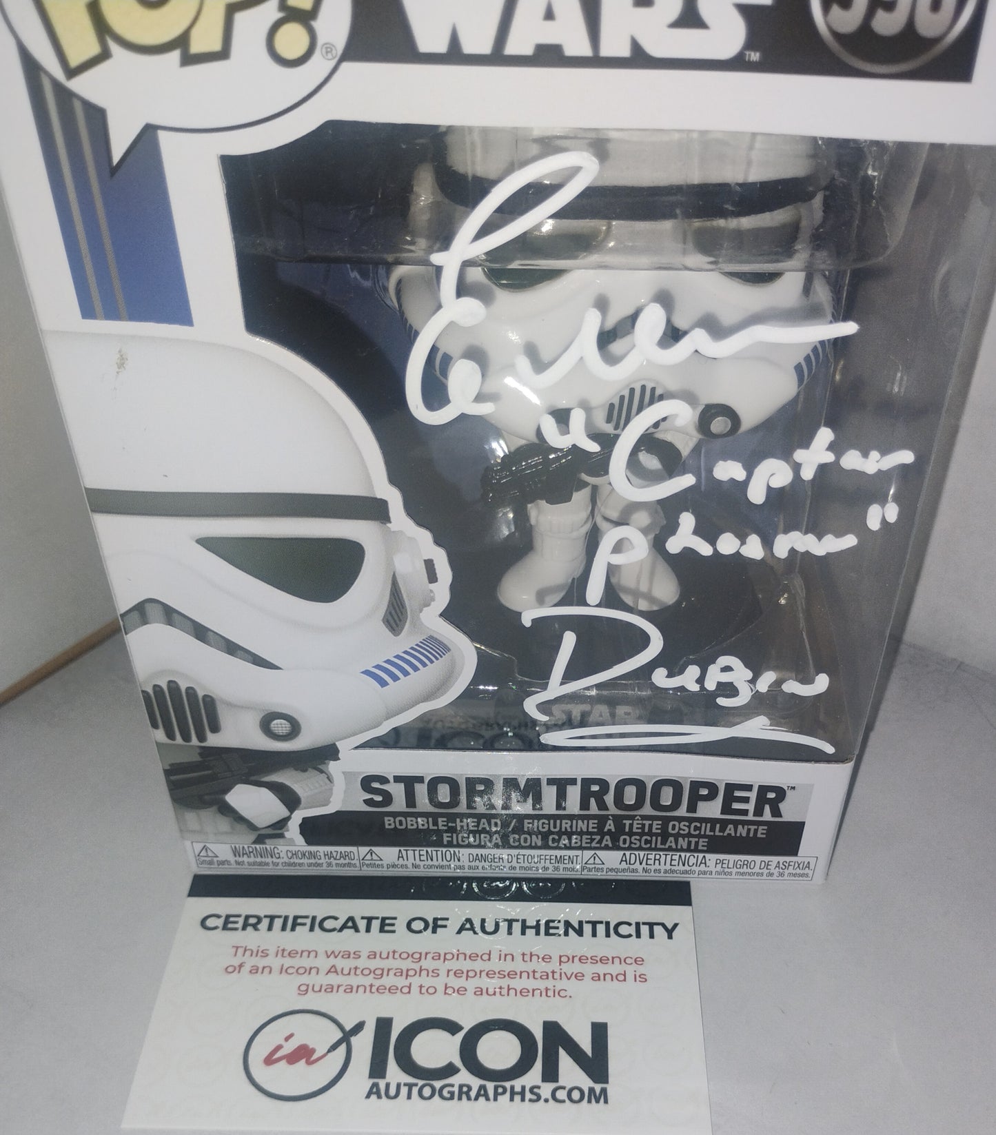Ellen Dubin Rare Hand Signed Autograph Funko Pop COA Star Wars