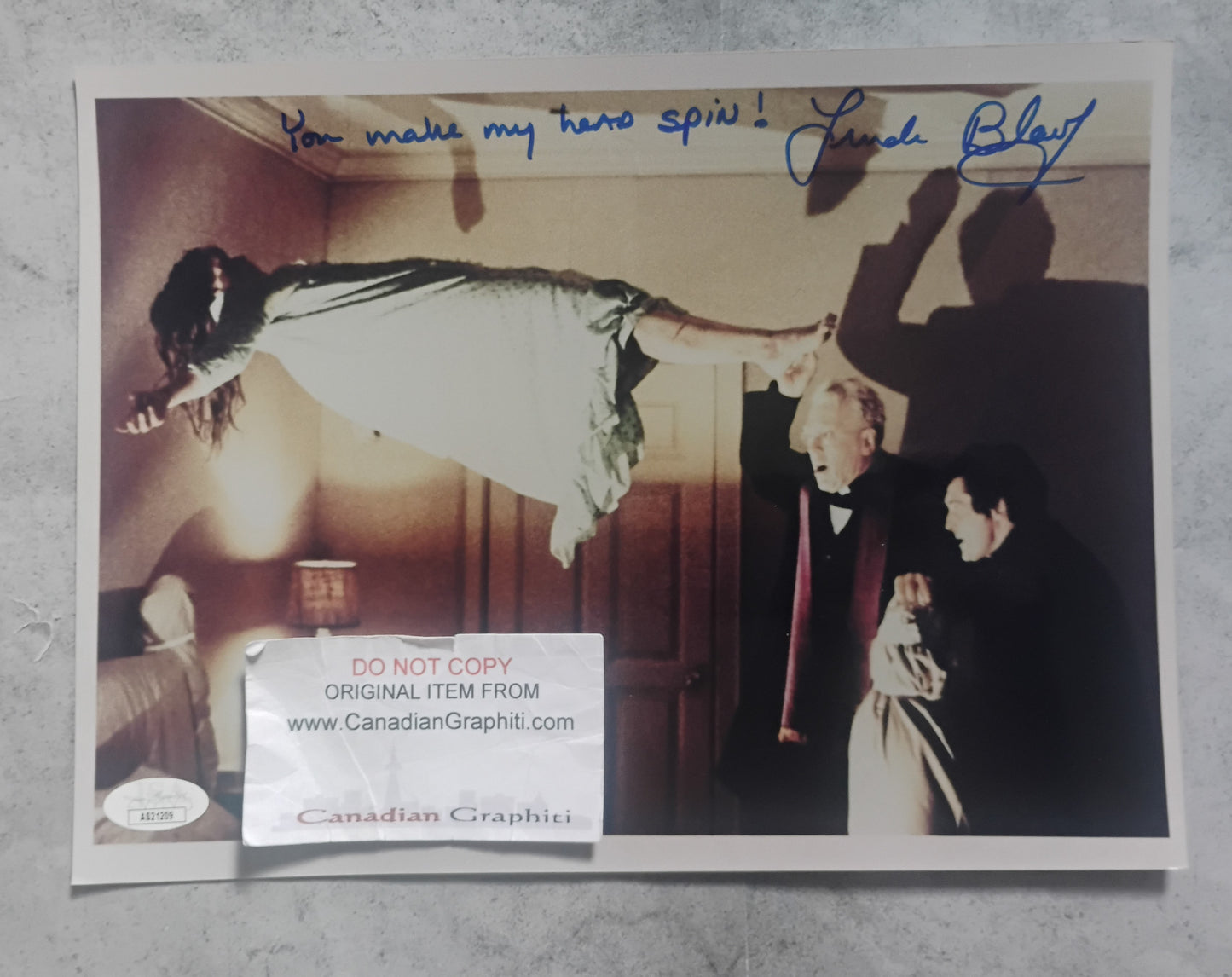 Linda Blair Hand Signed Autograph 8x10 Photo JSA COA Exorcist