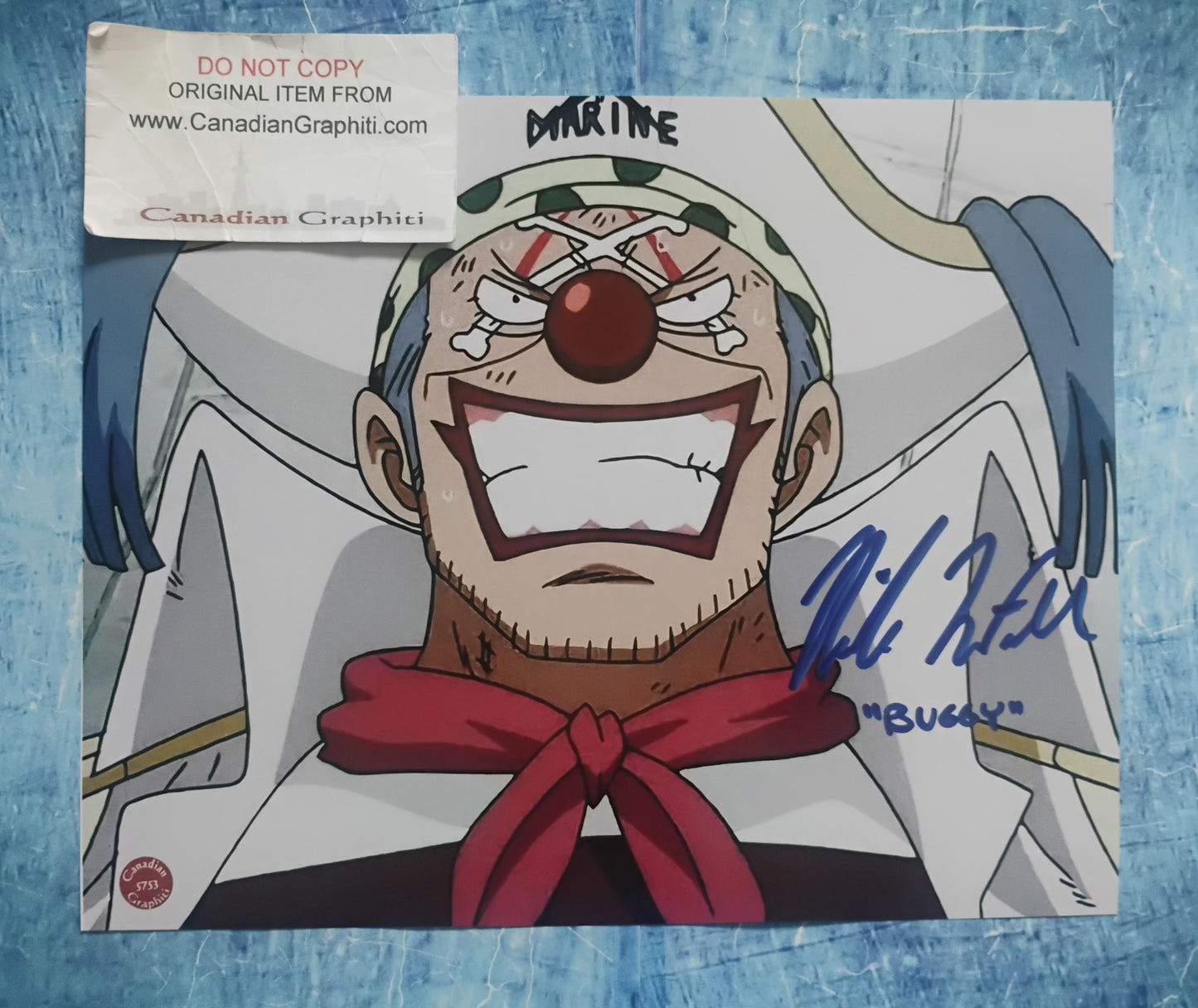 Mike McFarland Hand Signed Autograph 8x10 Photo COA One Piece Buggy