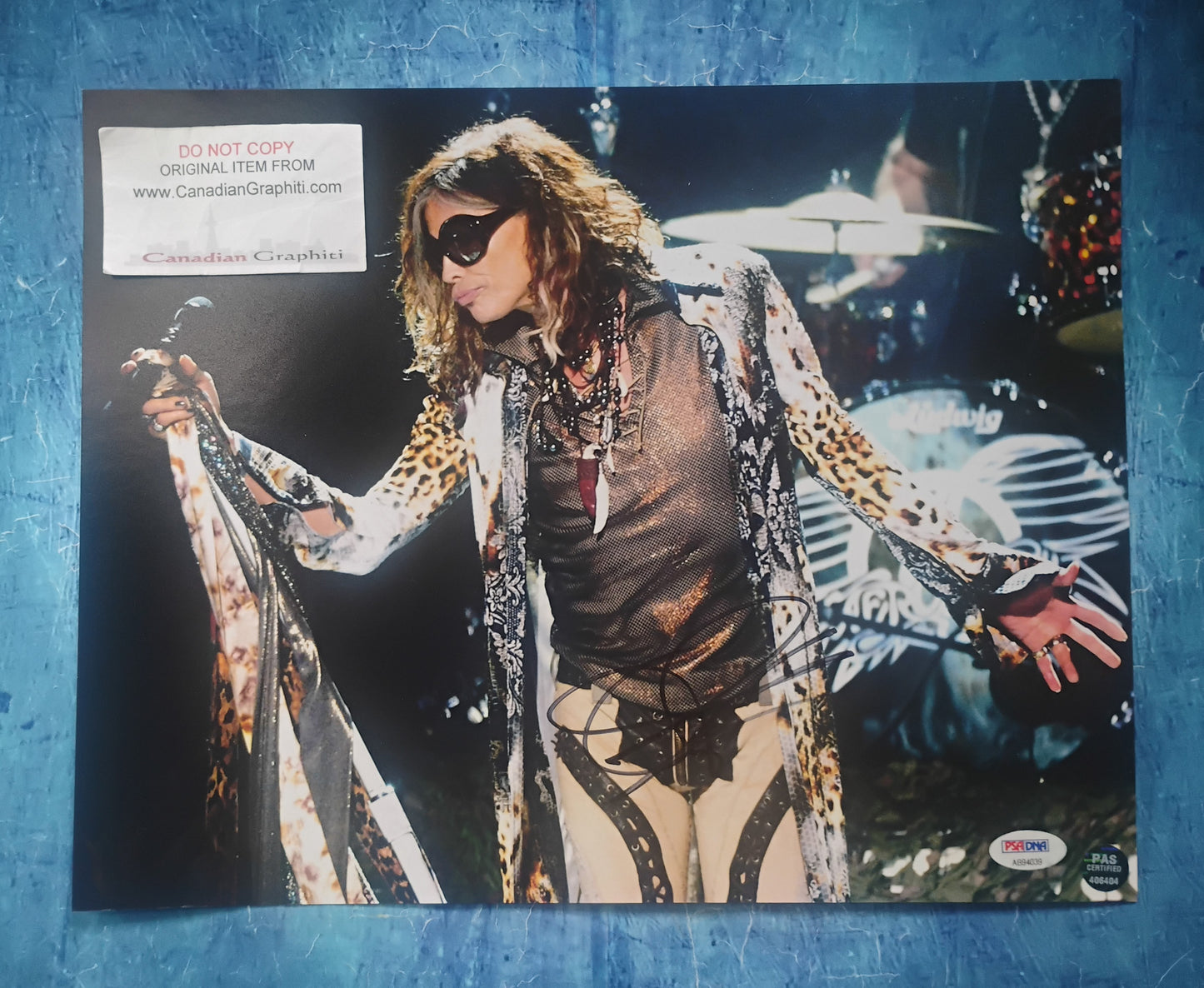 Steven Tyler Hand Signed Autograph 11x14 Photo COA + PSA Aerosmith