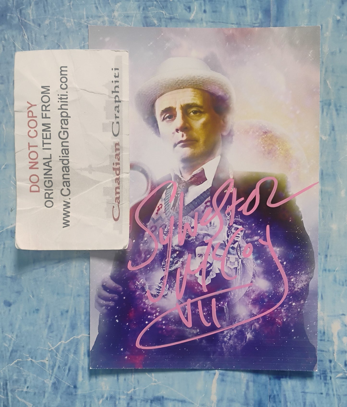 Sylvester McCoy Hand Signed Autograph Photo COA Doctor Who