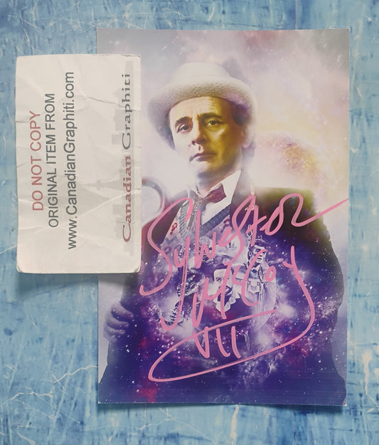 Sylvester McCoy Hand Signed Autograph Photo COA Doctor Who