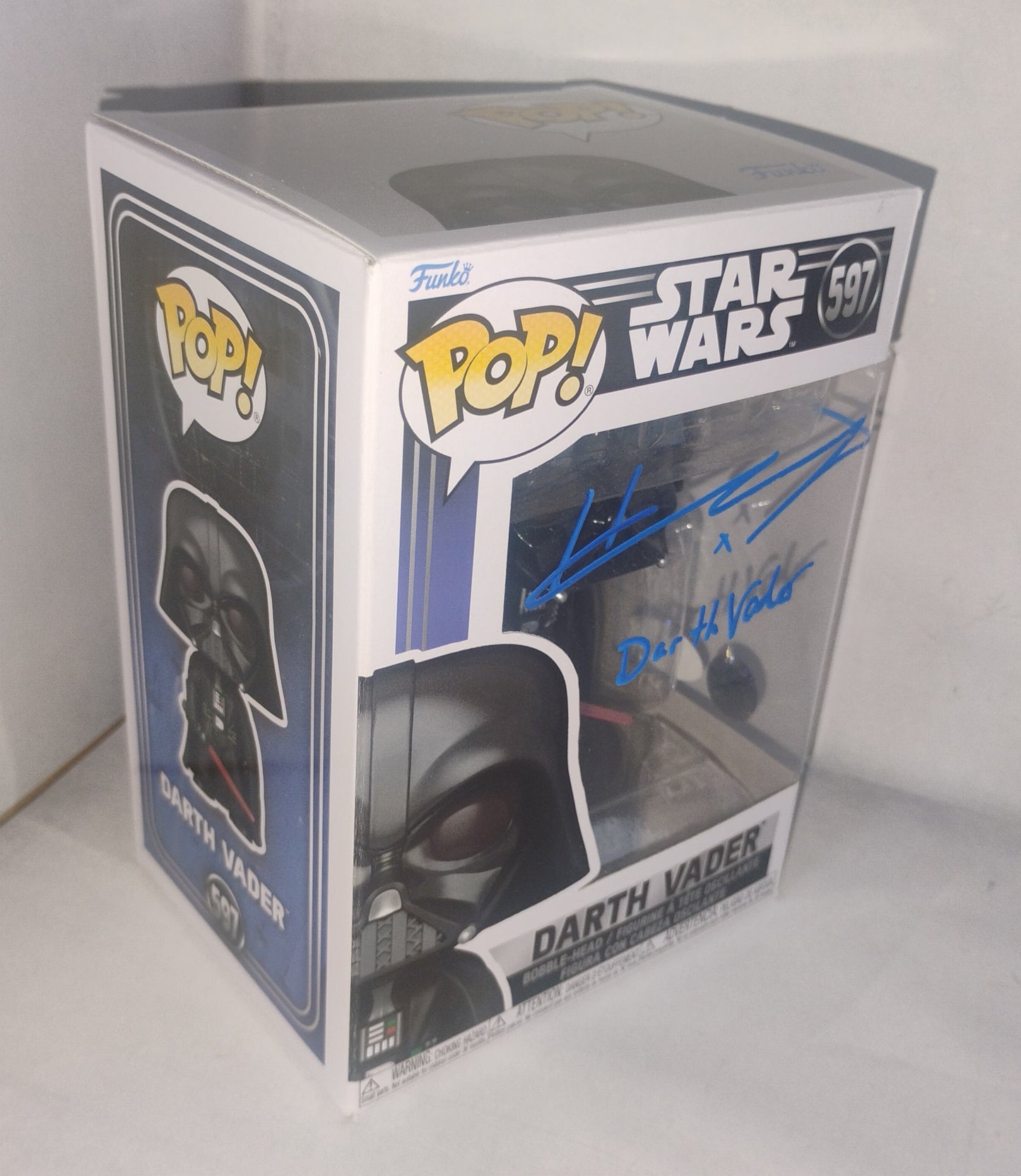 Hayden Christensen Hand Signed Autograph Funko Pop JSA COA Star Wars Darth Vader