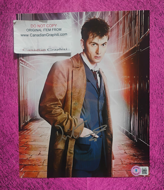 David Tennant Hand Signed Autograph 8x10 Photo BAS COA Doctor Who