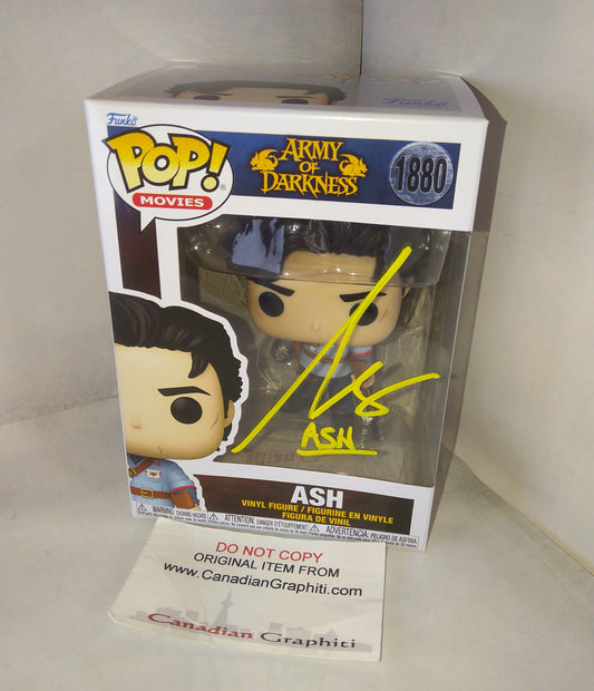 Bruce Campbell Hand Signed Autograph Ash Funko Pop COA Army Of Darkness