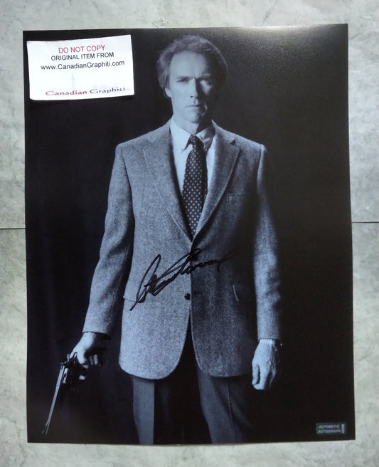 Clint Eastwood Hand Signed Autograph 11x14 Photo COA