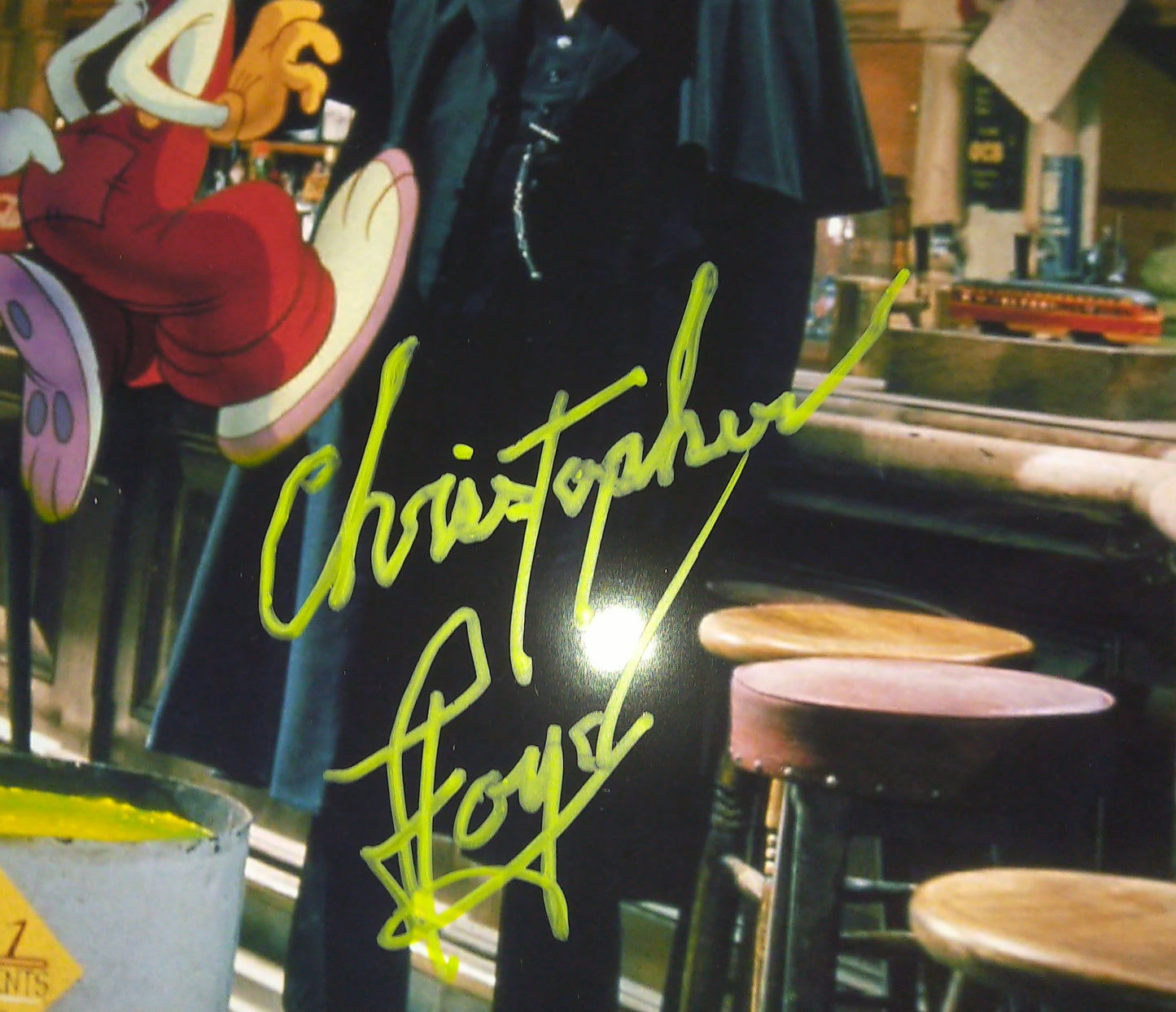 Christopher Lloyd Hand Signed Autograph 8x10 Photo COA + OPix Roger Rabbit