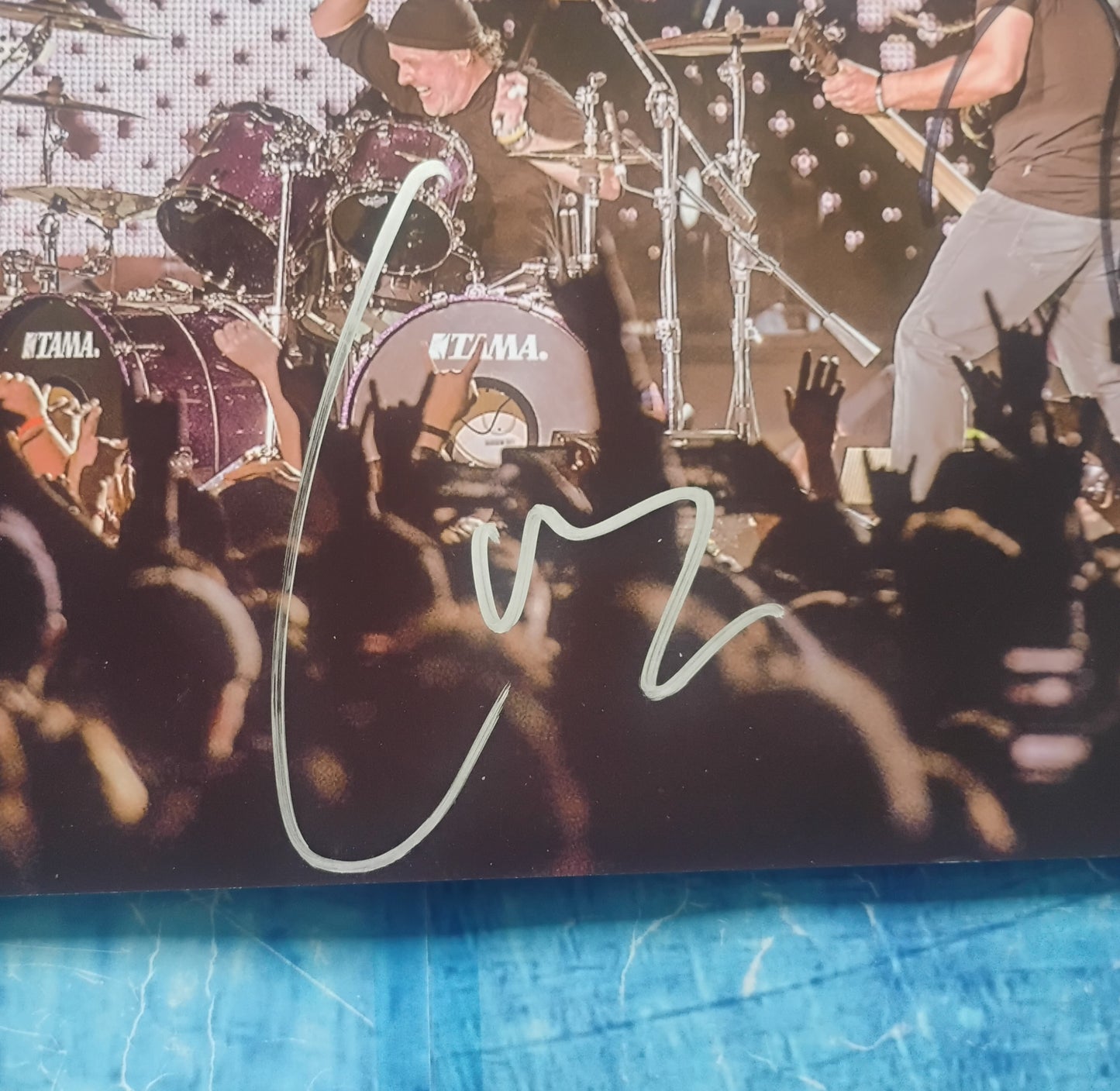Metallica Hand Signed Autograph 8x10 Photo COA James Hetfield, Kirk Hammett, Robert Trujillo & Lars Ulrich