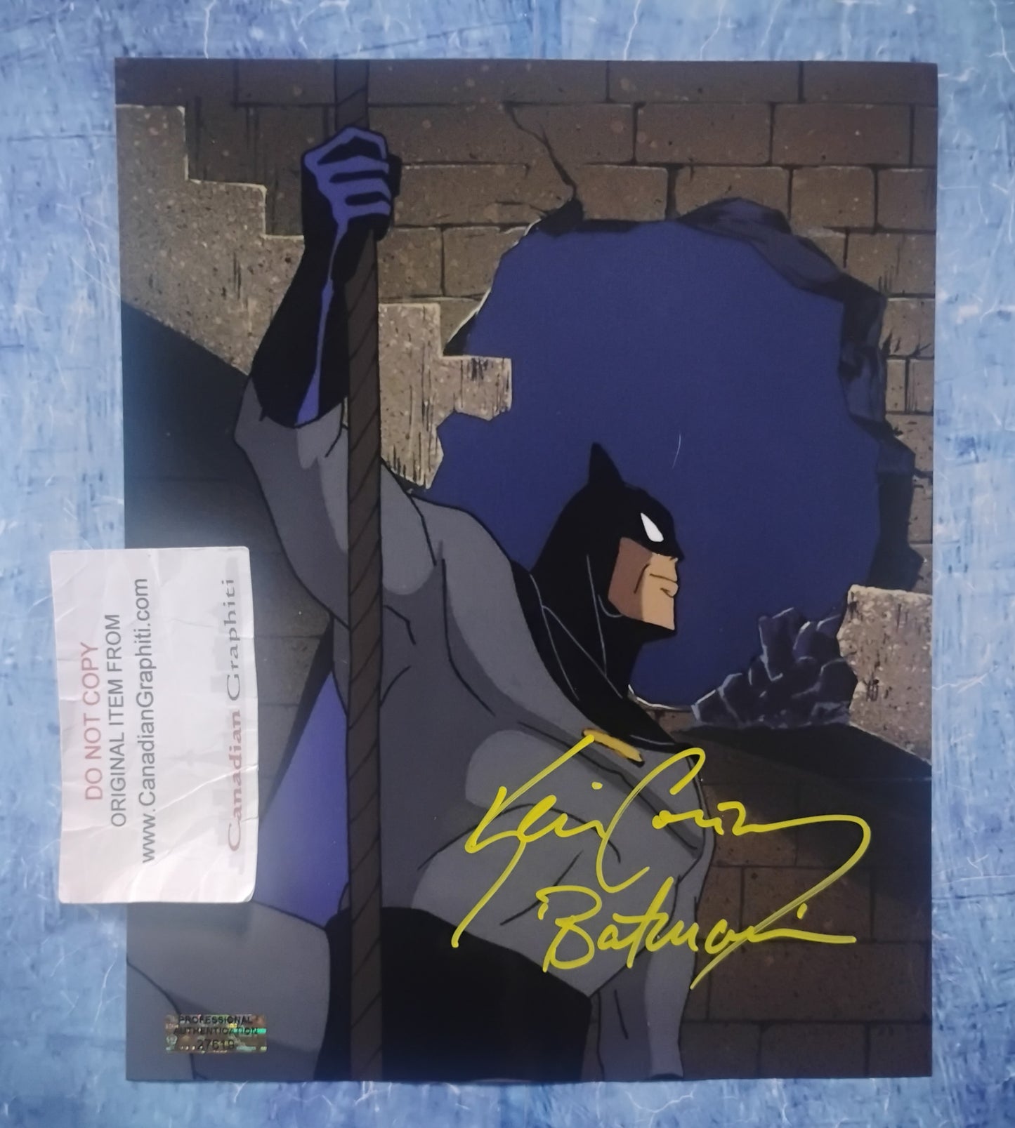 Kevin Conroy Hand Signed Autograph 8x10 Photo COA Batman Animated Series
