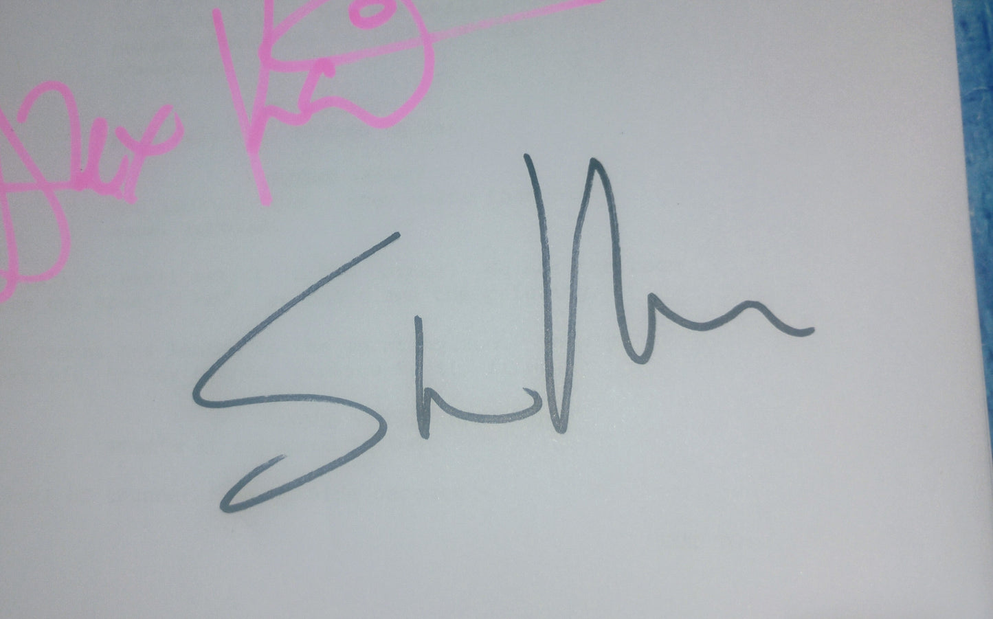 Doctor Who 3x Hand Signed Autograph Script COA Matt Smith