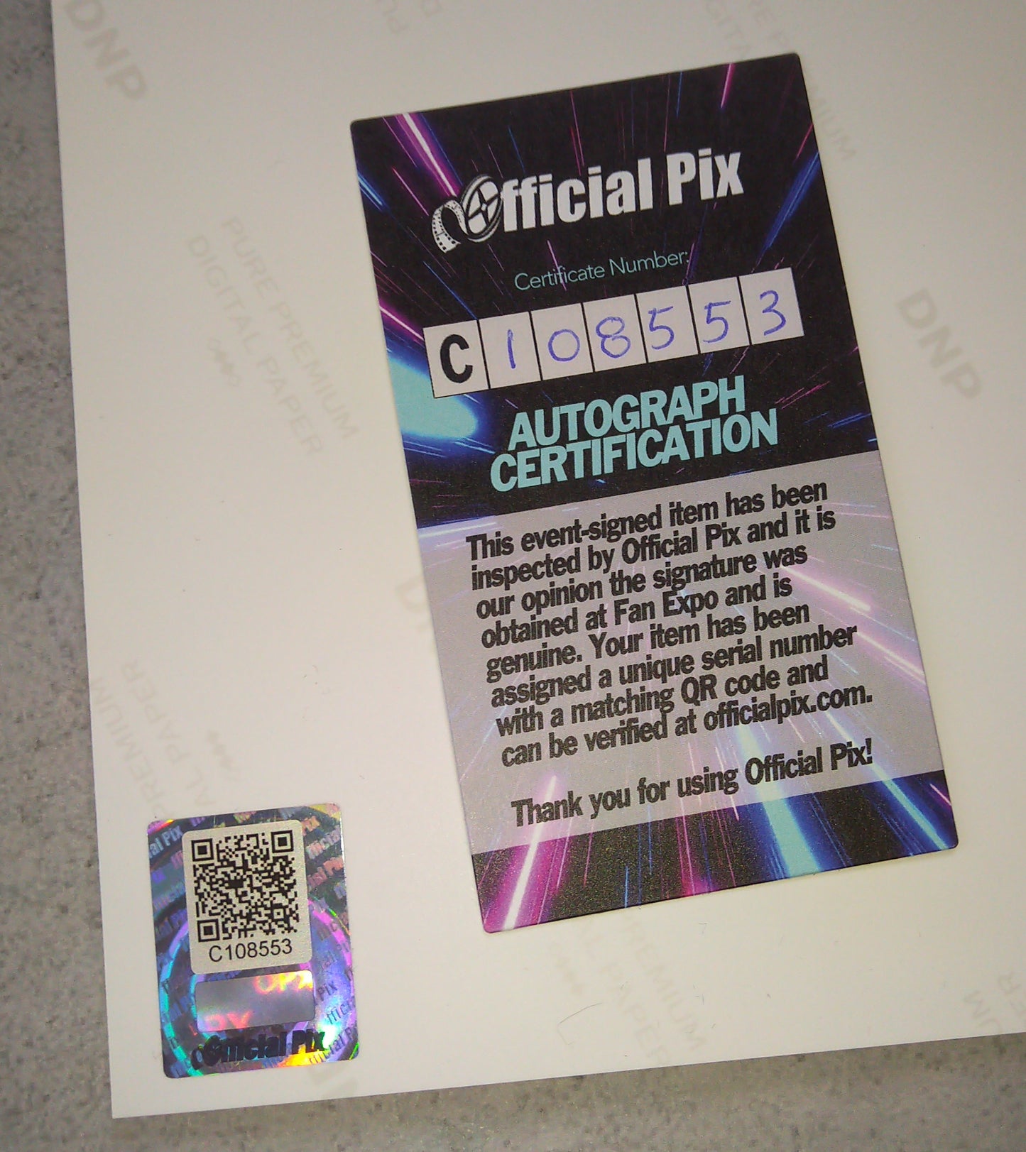 Christopher Lloyd Hand Signed Autograph 8x10 Photo COA + OPix Roger Rabbit