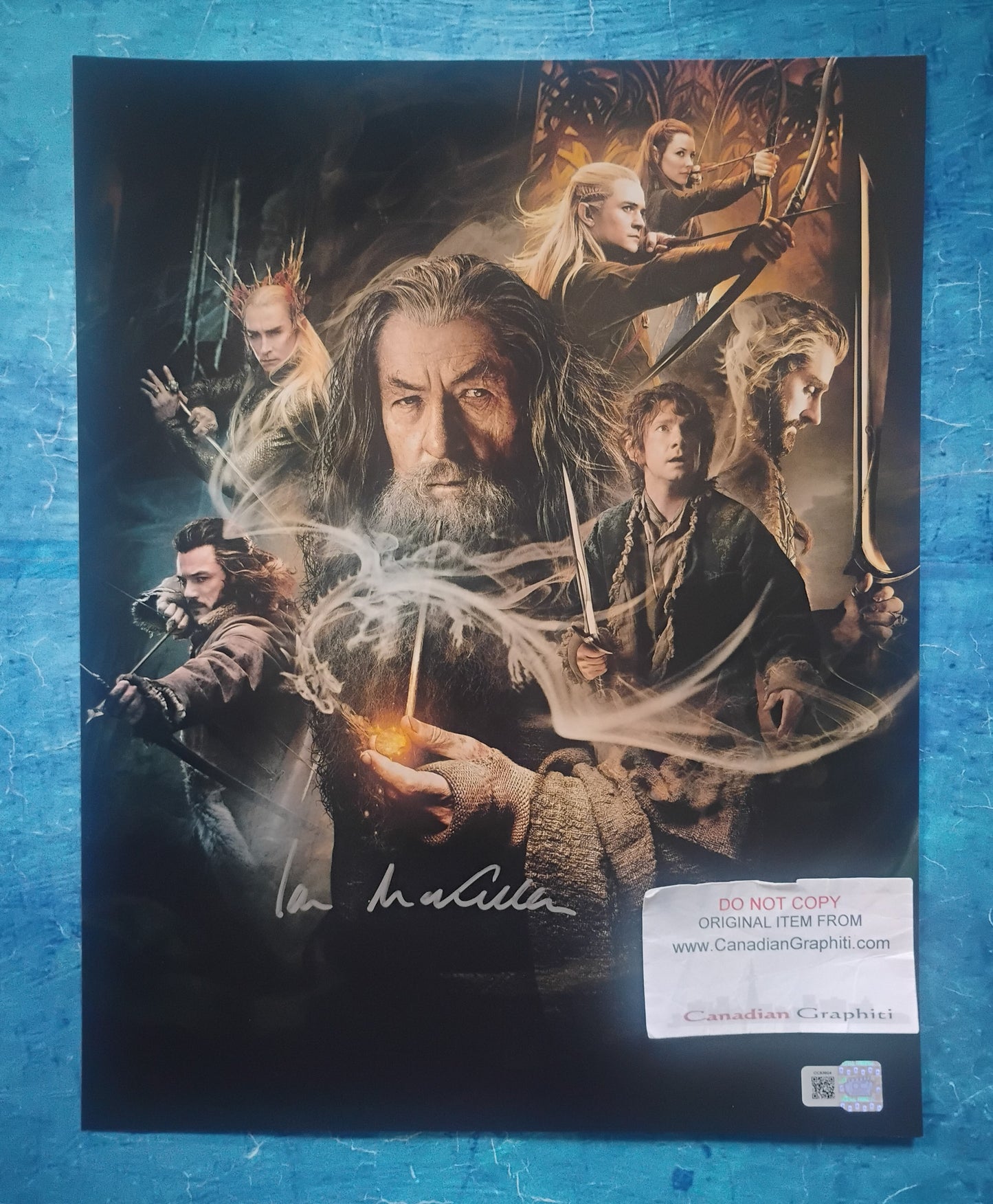 Ian McKellen Hand Signed Autograph 11x14 Photo BAS COA Lord Of The Rings