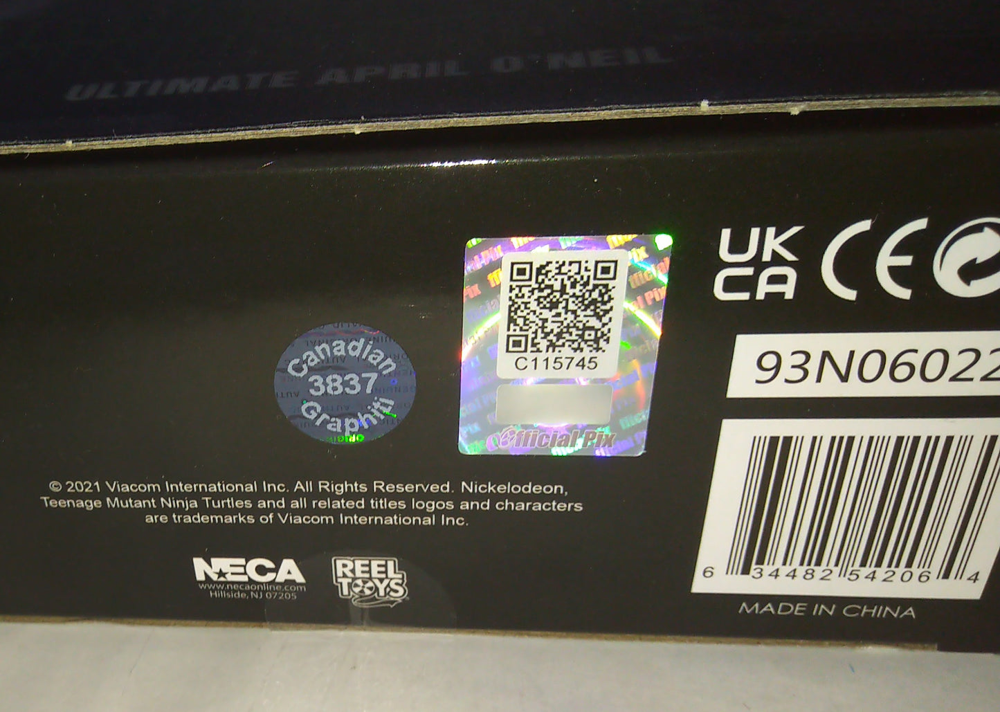 Judith Hoag Hand Signed Autograph April O'Neal Action Figure COA + OPix Teenage Mutant Ninja Turtles