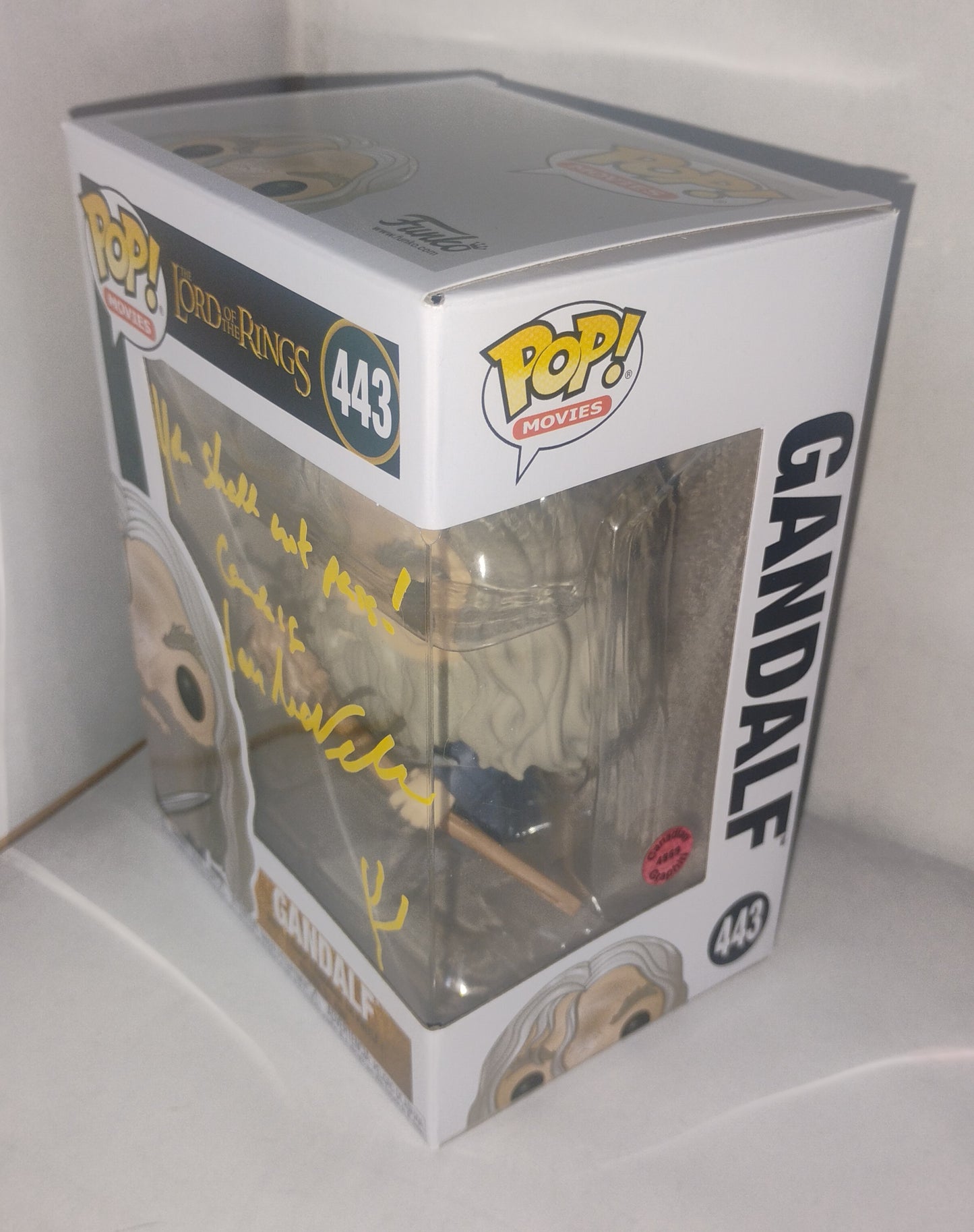 Ian McKellen Hand Signed Autograph Lord Of The Rings Funko Pop COA