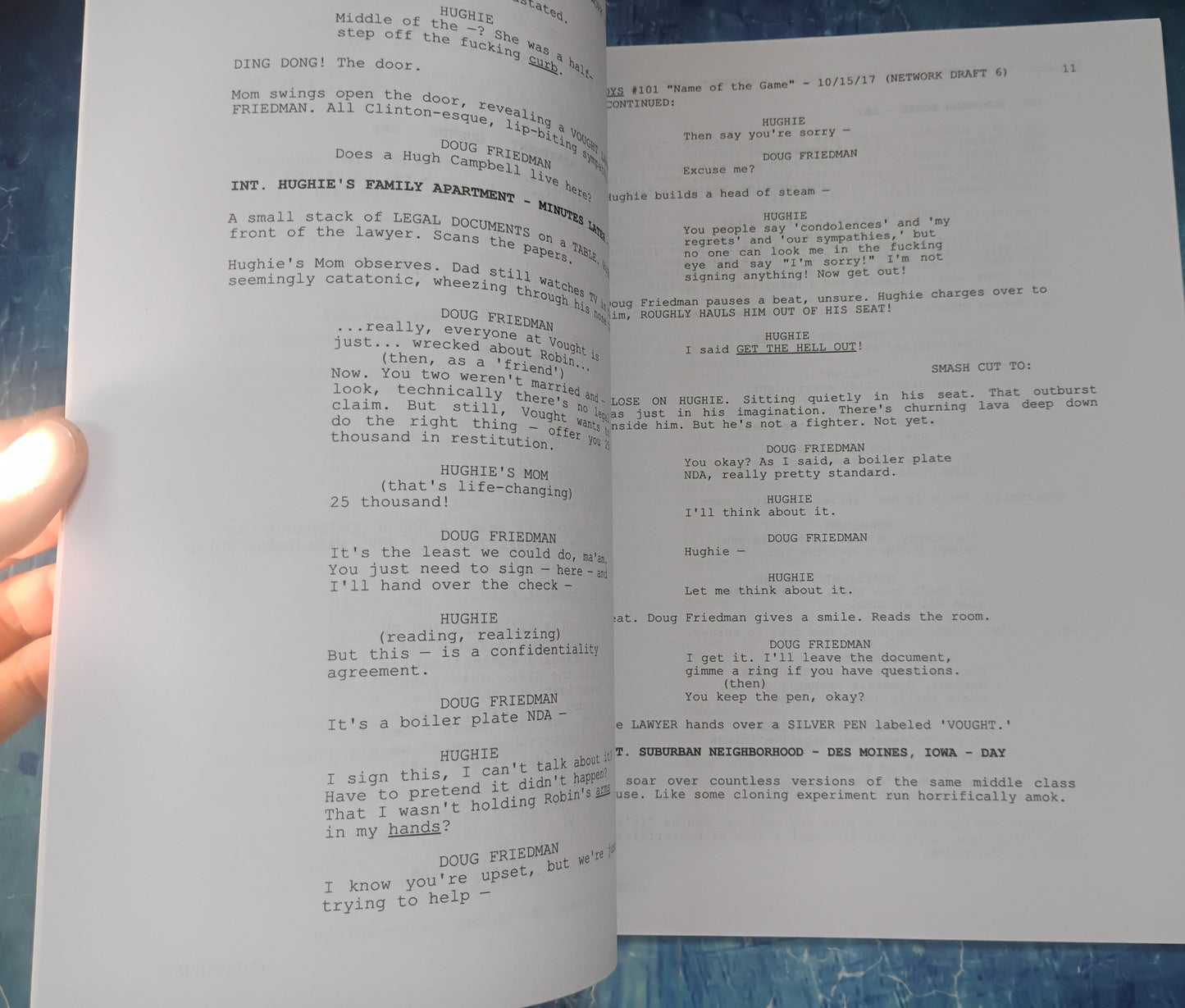 Erin Moriarty Hand Signed Autograph The Boys Script OPix COA