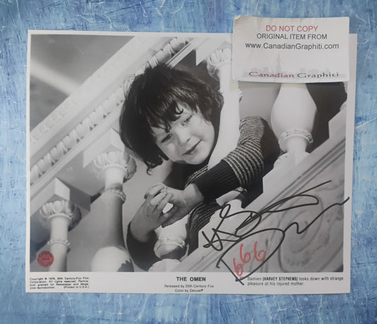 Harvey Stephens Hand Signed Autograph 8x10 Photo COA The Omen