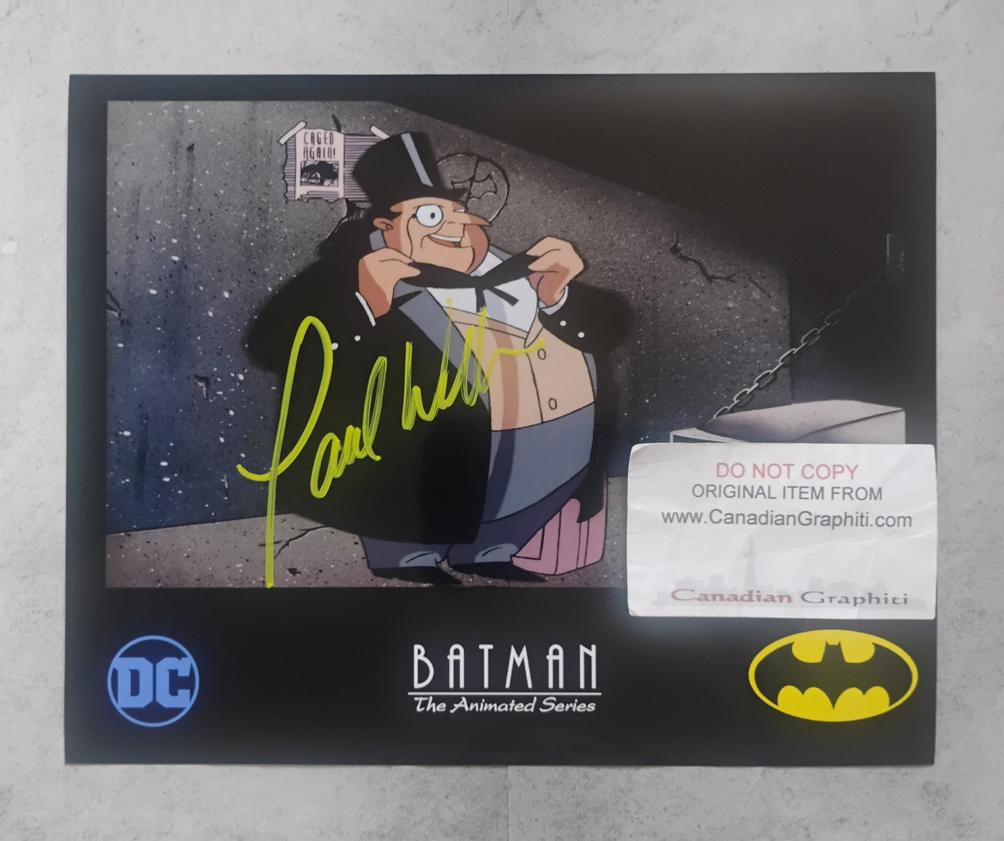 Paul Williams Hand Signed Autograph 8x10 Photo COA Batman Animated Series