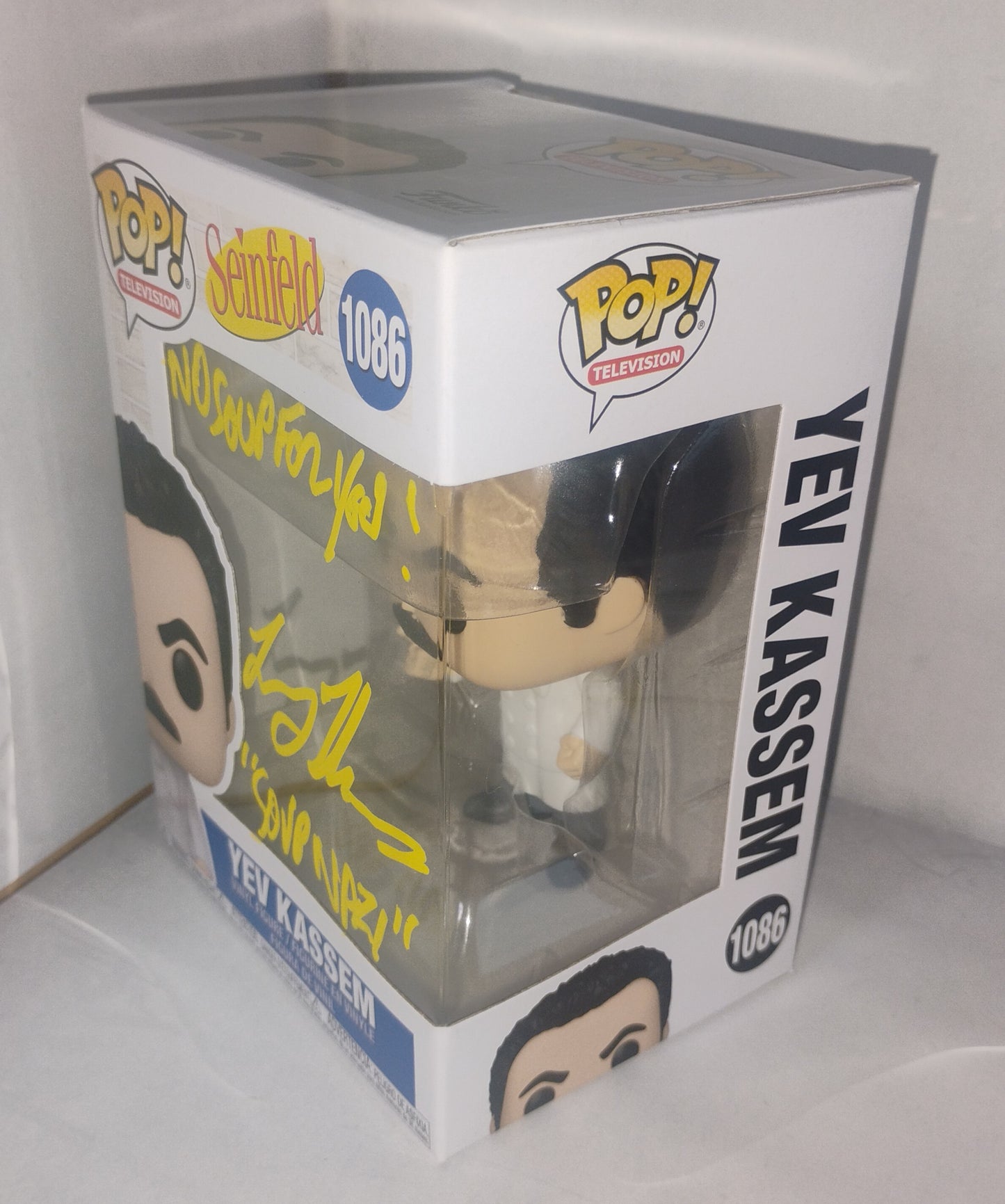 Larry Thomas Hand Signed Autograph Seinfeld Soup Nazi Funko Pop COA