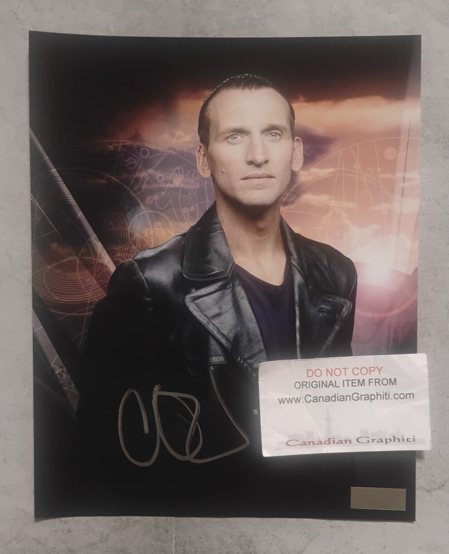 Christopher Eccleston Hand Signed Autograph 8x10 Photo COA Doctor Who
