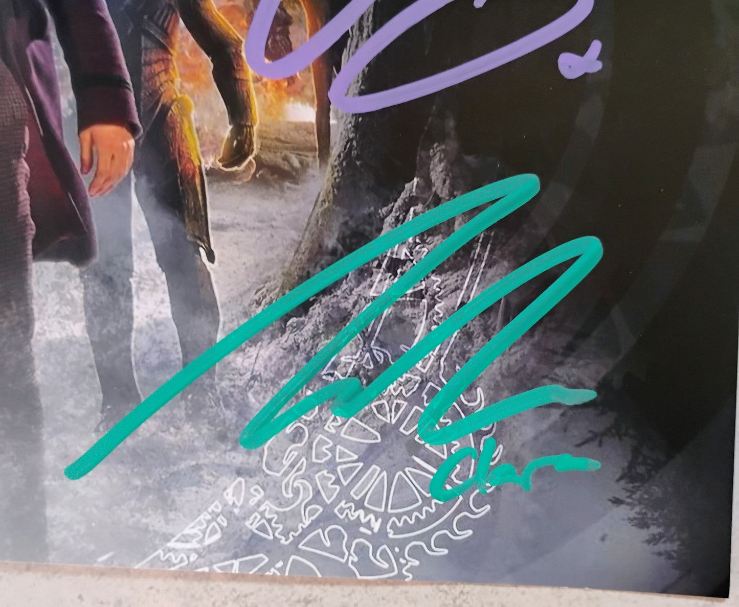 Matt Smith & Jenna Coleman Hand Signed Autograph 8x10 Photo COA Doctor Who