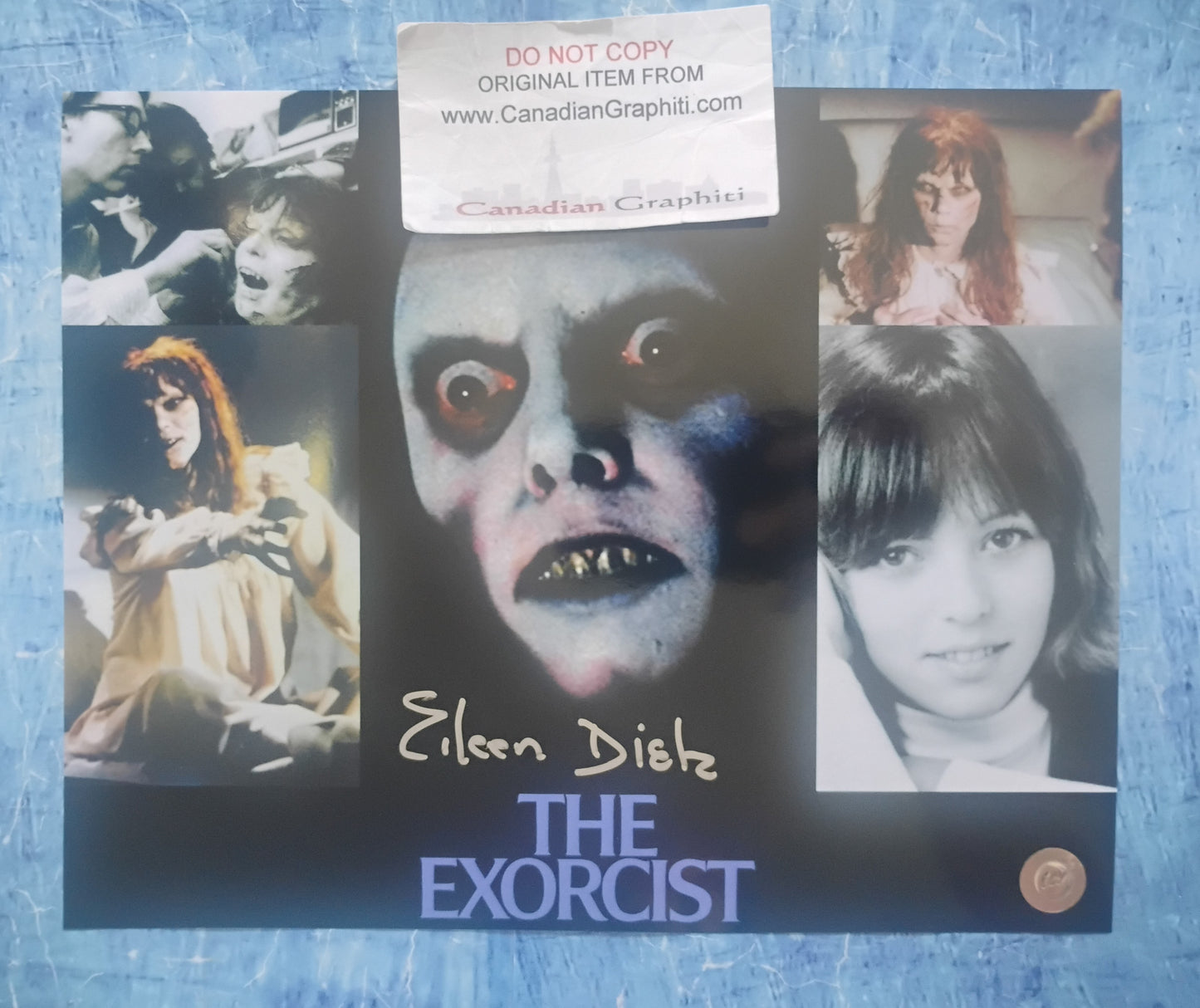 Eileen Dietz Hand Signed Autograph 8x10 Photo COA Exorcist