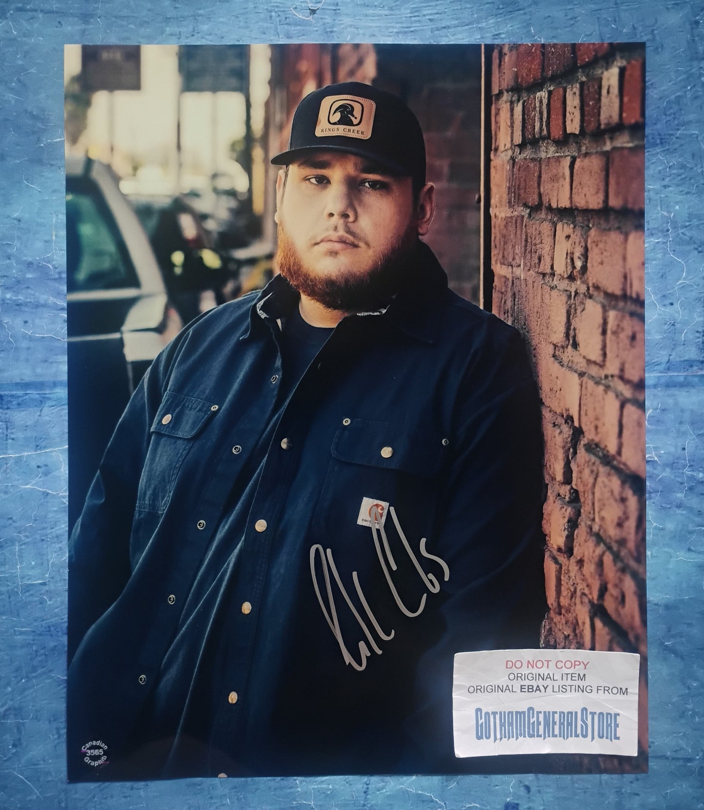 Luke Combs Hand Signed Autograph 11x14 Photo COA