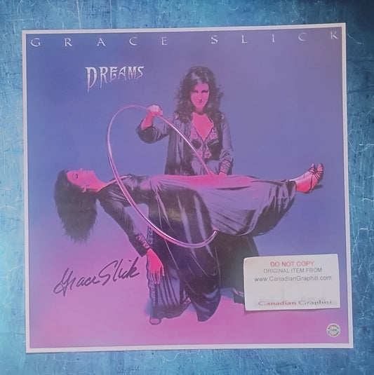 Grace Slick Hand Signed Autograph 12x12 Photo COA