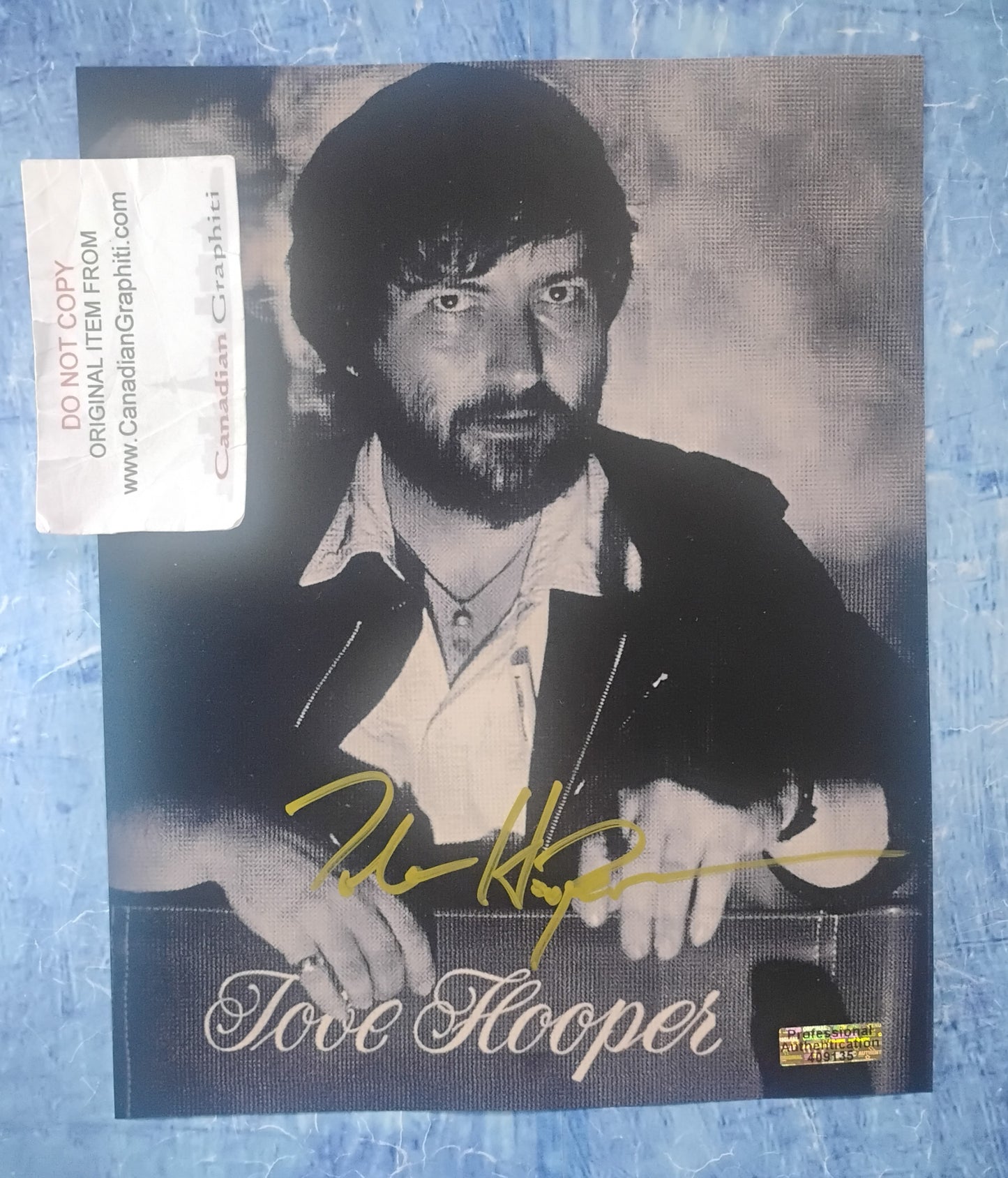 Tobe Hooper Hand Signed Autograph 8x10 Photo COA