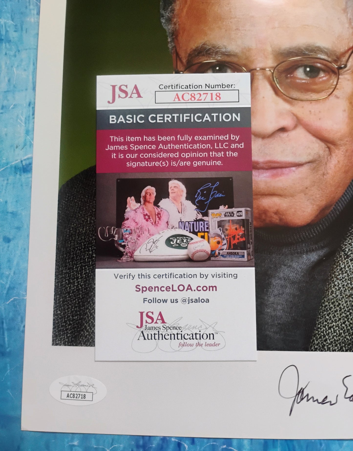 James Earl Jones Hand Signed Autograph 8x10 Photo JSA COA
