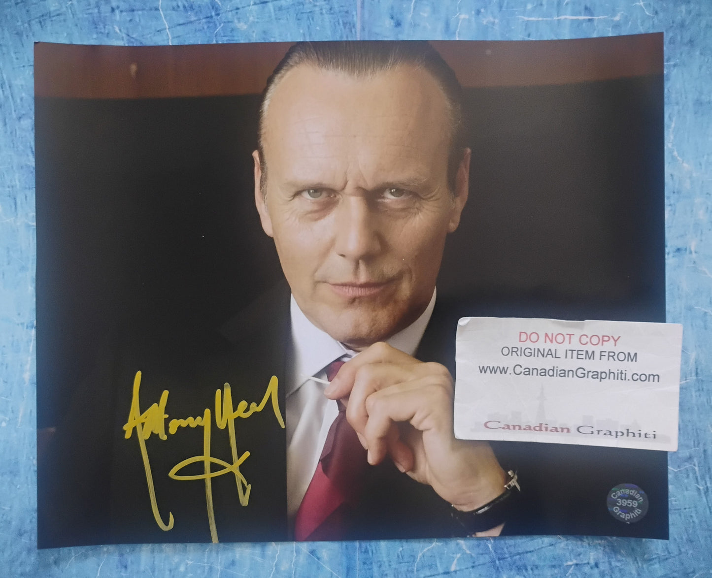Anthony Head Hand Signed Autograph 8x10 Photo COA Doctor Who