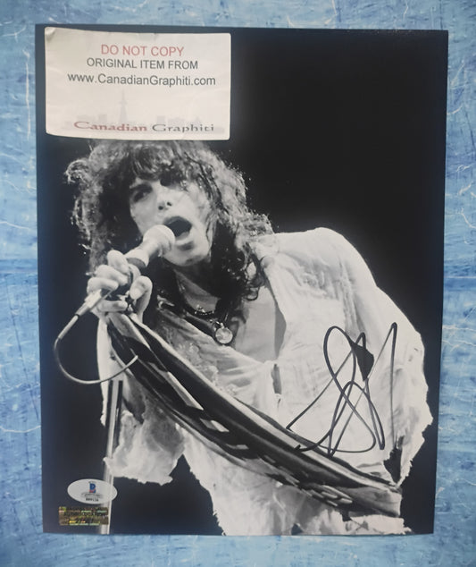 Steven Tyler Hand Signed Autograph 8x10 Photo BAS COA Aerosmith