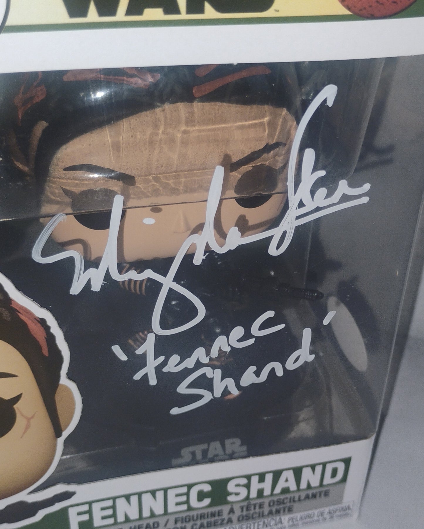 Ming-Na Wen Hand Signed Autograph Funko Pop JSA COA Star Wars Fennec Shand