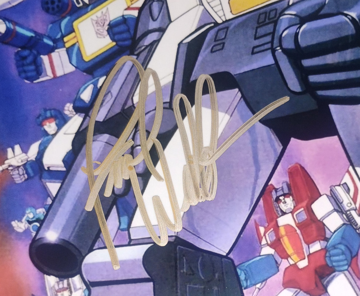 Peter Cullen & Frank Welker Hand Signed Autograph 8x10 Photo COA Transformers