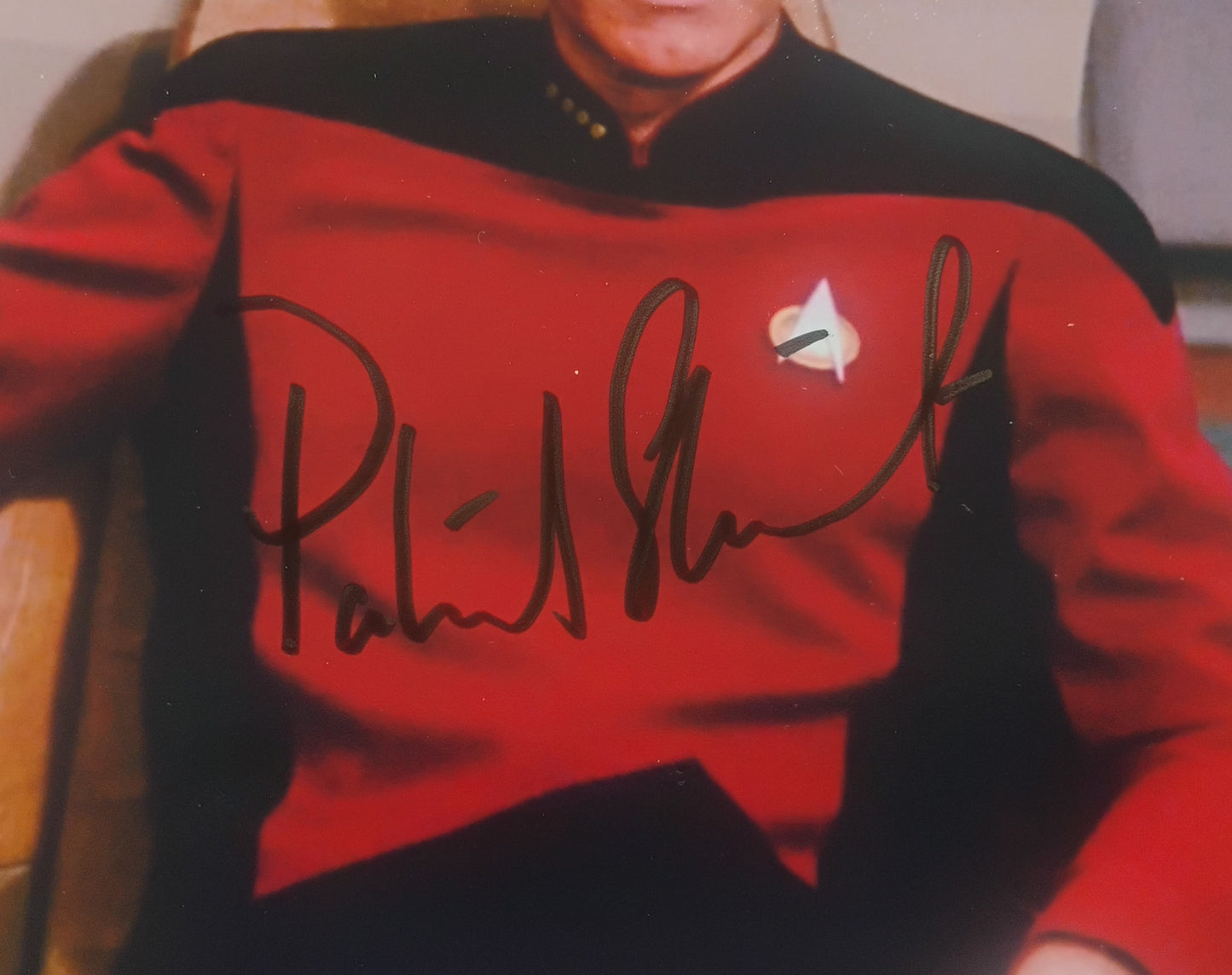Patrick Stewart Hand Signed Autograph 8x10 Photo BAS COA Picard