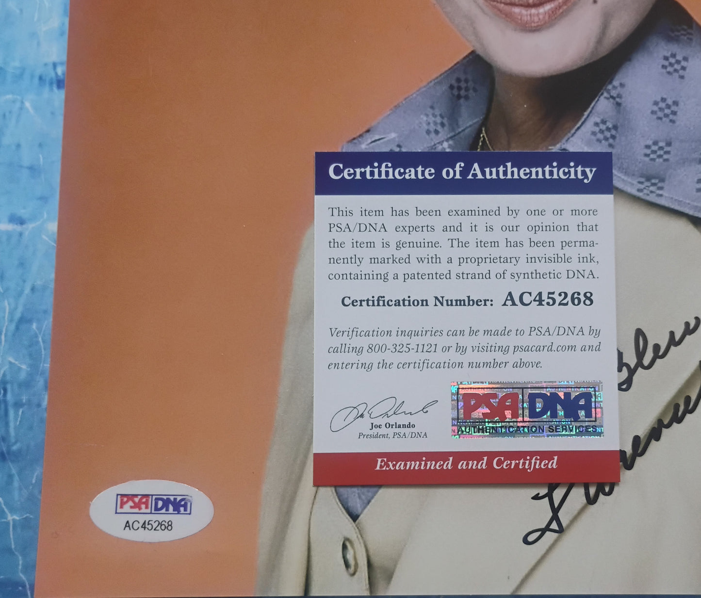 Florence Henderson Hand Signed Autograph 8x10 Photo PSA COA The Brady Bunch