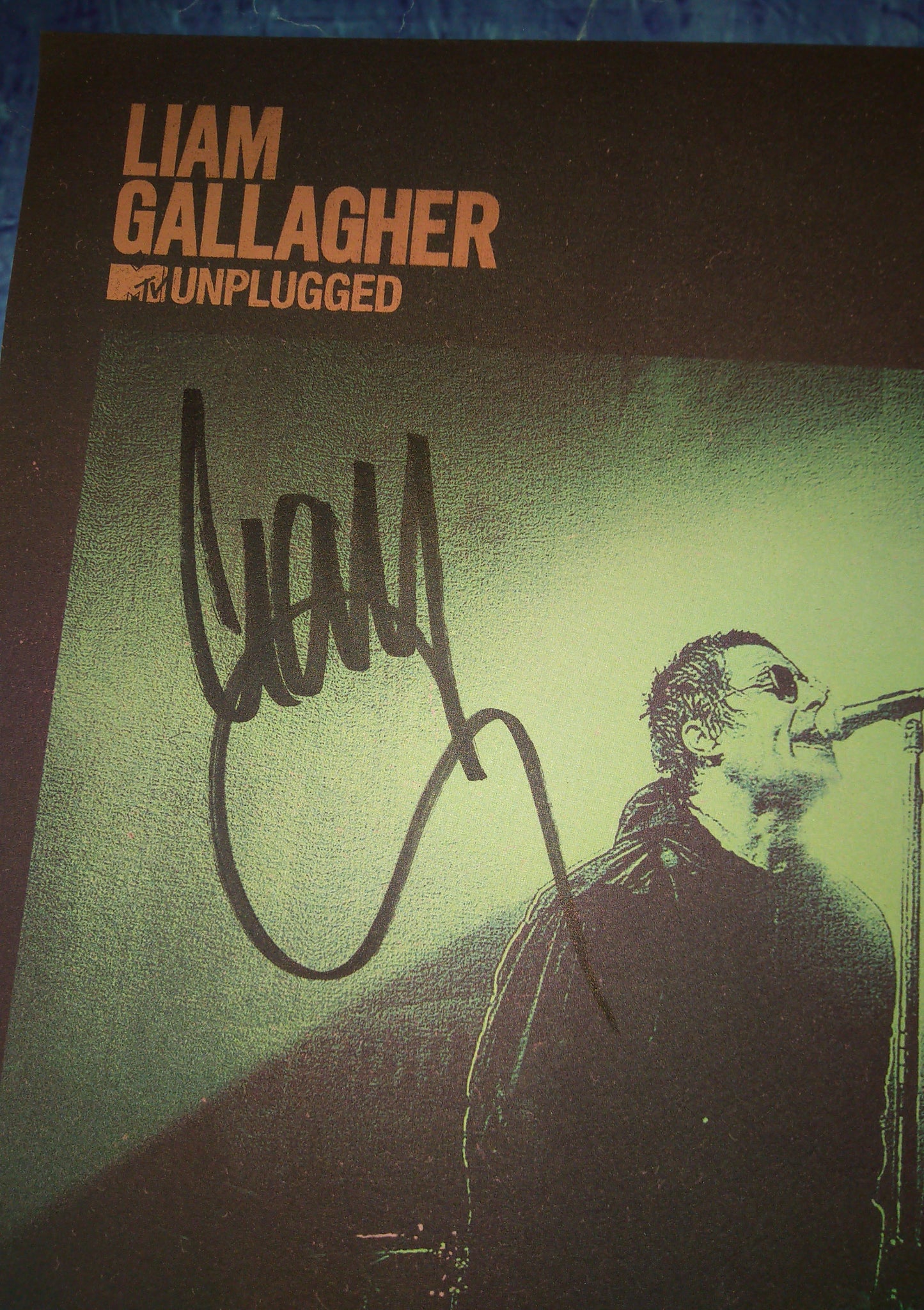 Liam Gallagher Hand Signed Autograph Photo COA Oasis