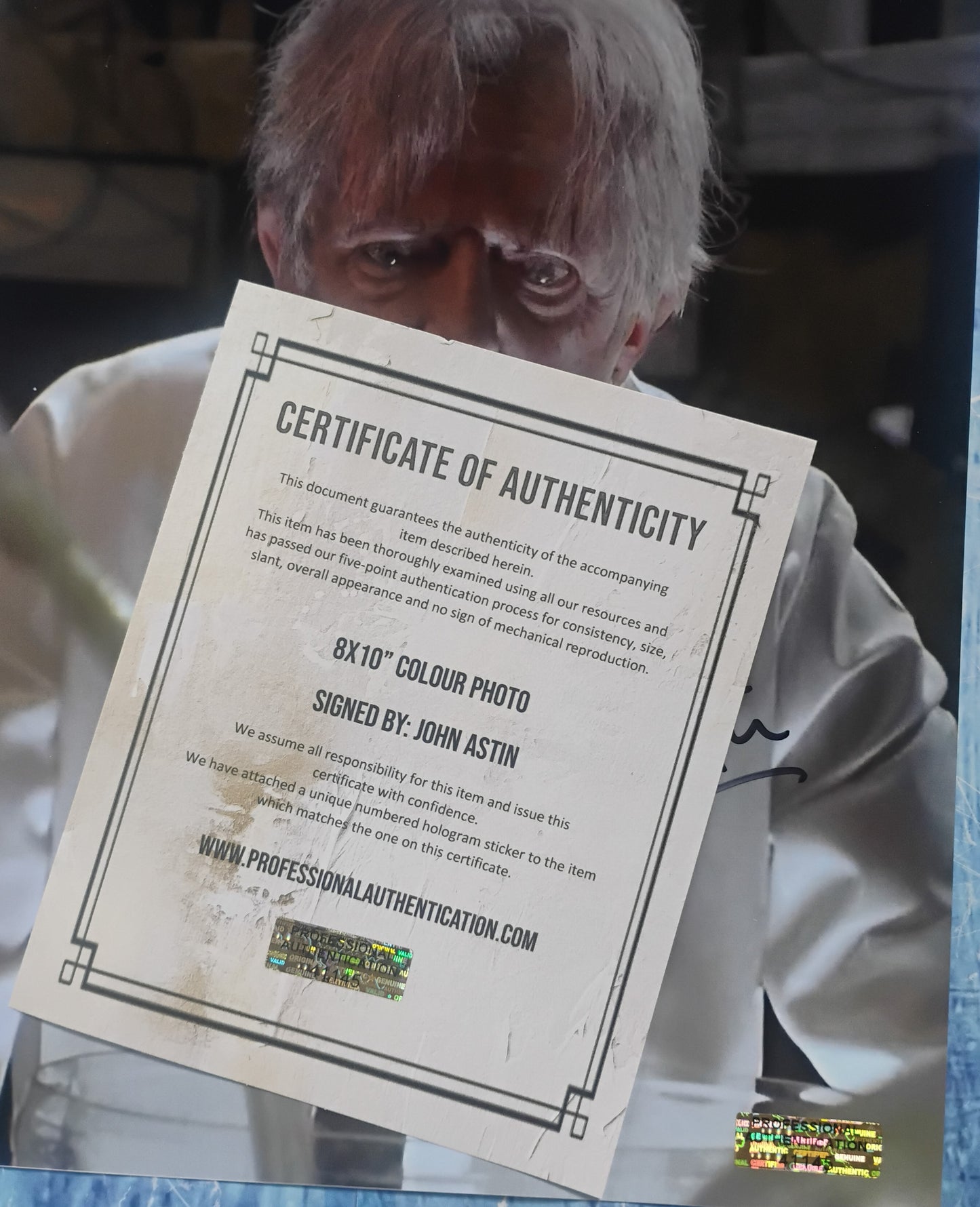 John Astin Hand Signed Autograph 8x10 Photo COA Attack Of The Killer Tomatoes