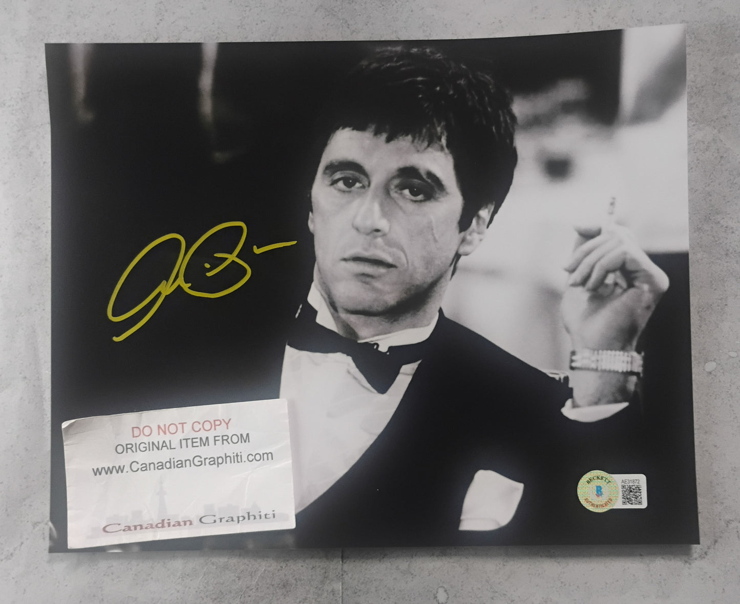 Al Pacino Hand Signed Autograph 8x10 Photo BAS COA Scarface