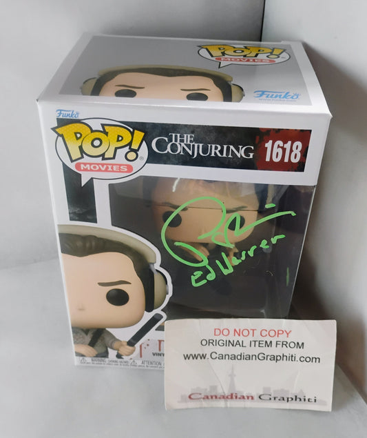 Patrick Wilson Hand Signed Autograph Funko Pop COA Ed Warren The Conjuring