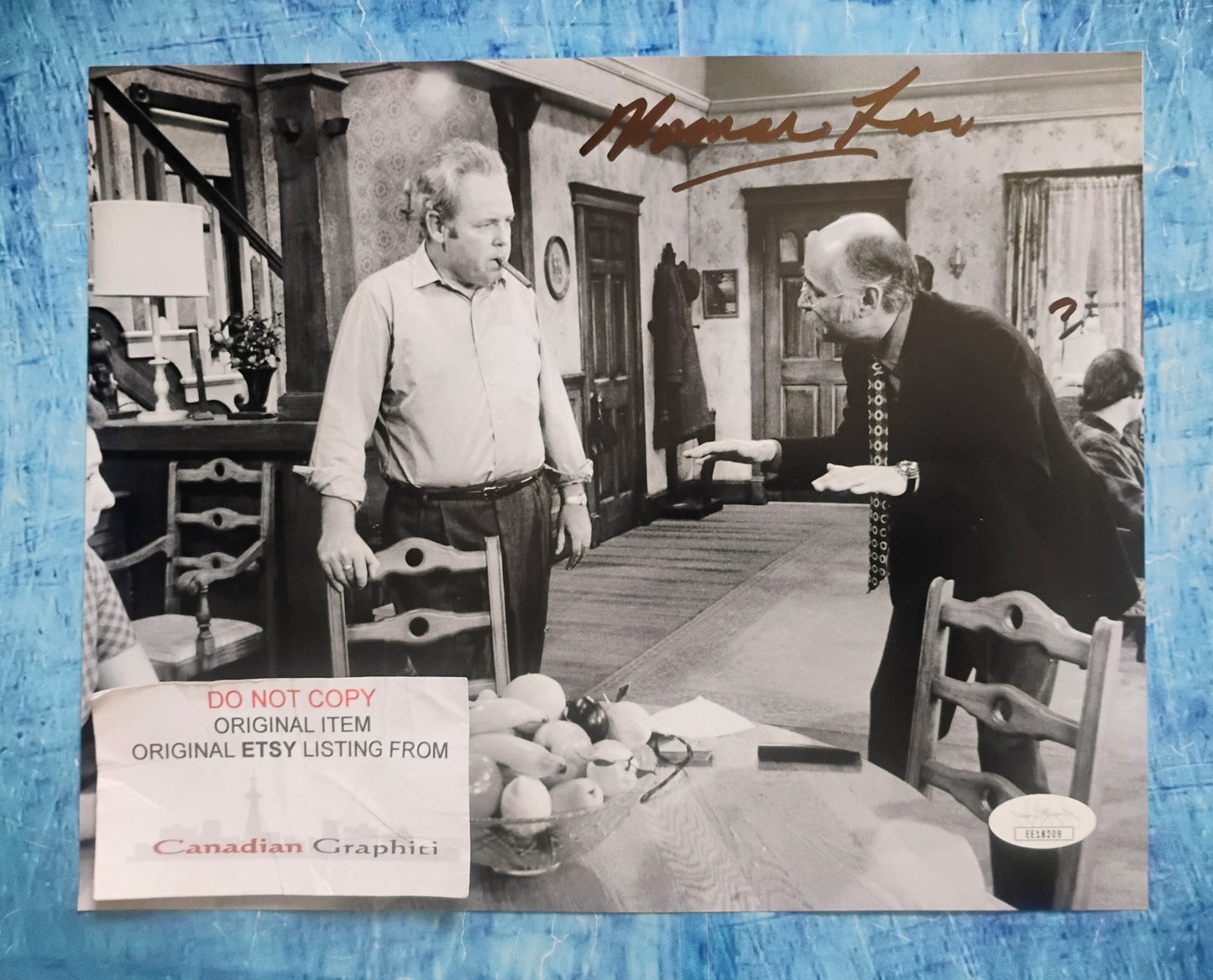 Norman Lear Hand Signed Autograph 8x10 Photo JSA COA All In The Family