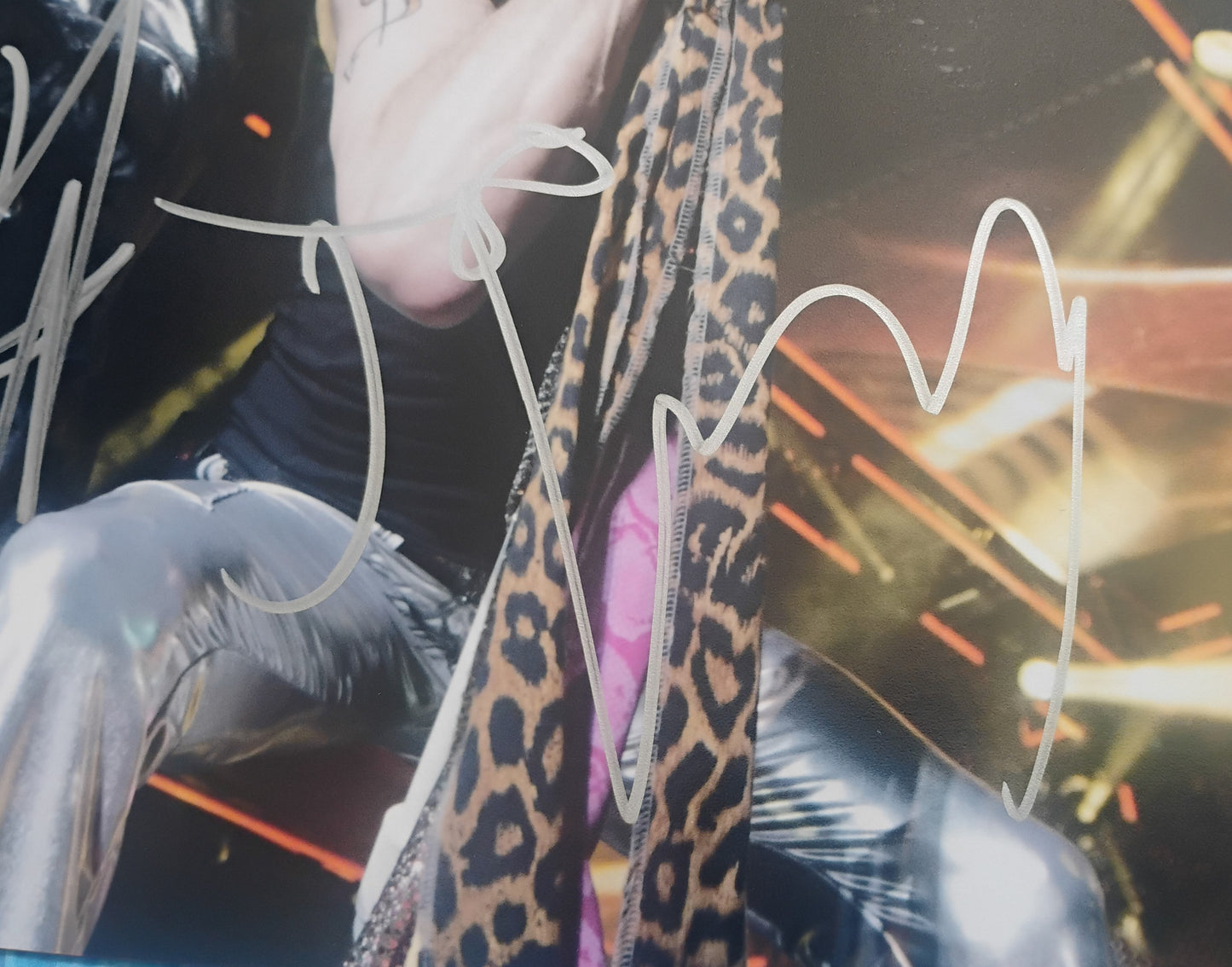 Joe Perry & Steven Tyler Hand Signed Autograph 8x10 Photo JSA COA Aerosmith
