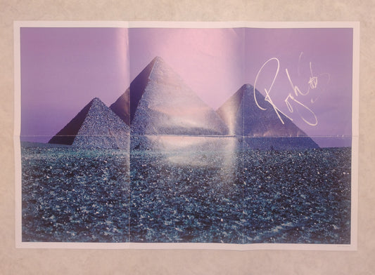 Roger Waters Hand Signed Autograph Poster BAS COA Pink Floyd