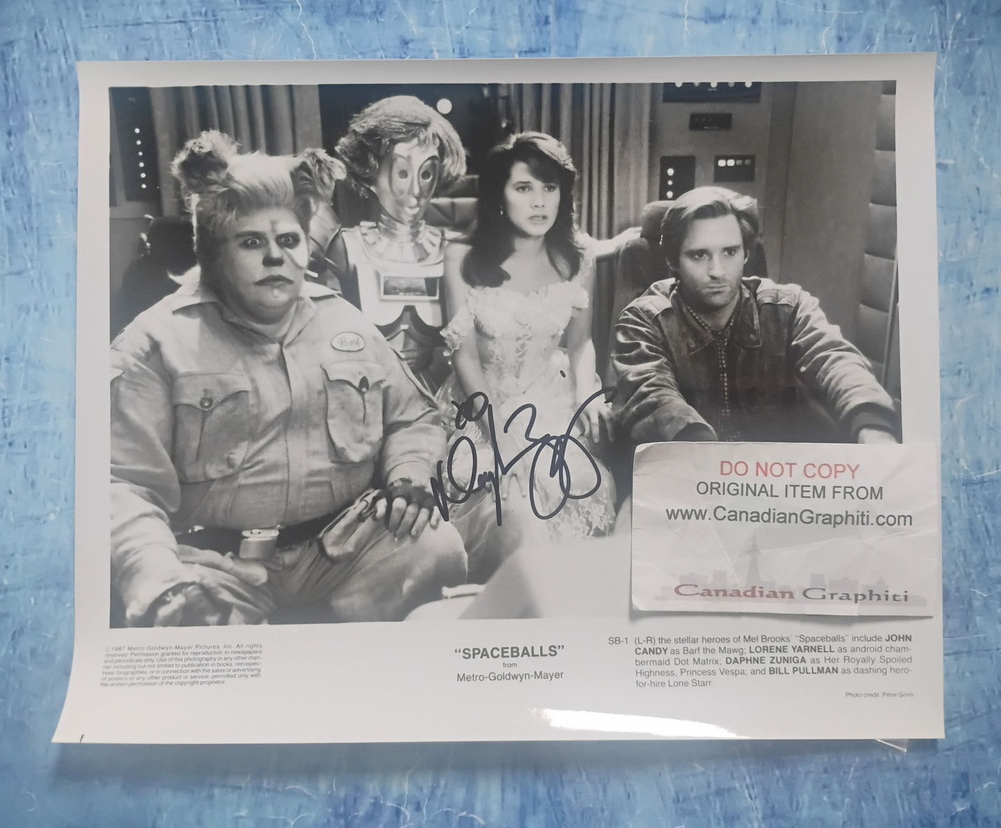 Daphne Zuniga Hand Signed Autograph 8x10 Photo JSA COA Spaceballs