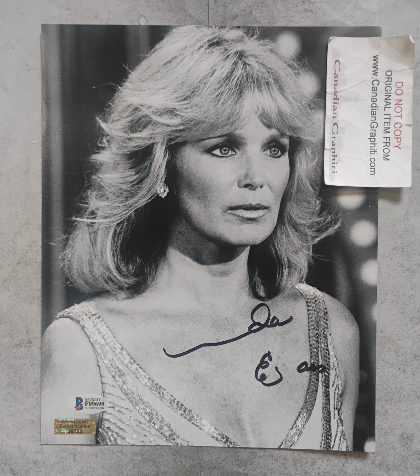 Linda Evans Hand Signed Autograph 8x10 Photo BAS COA Dynasty