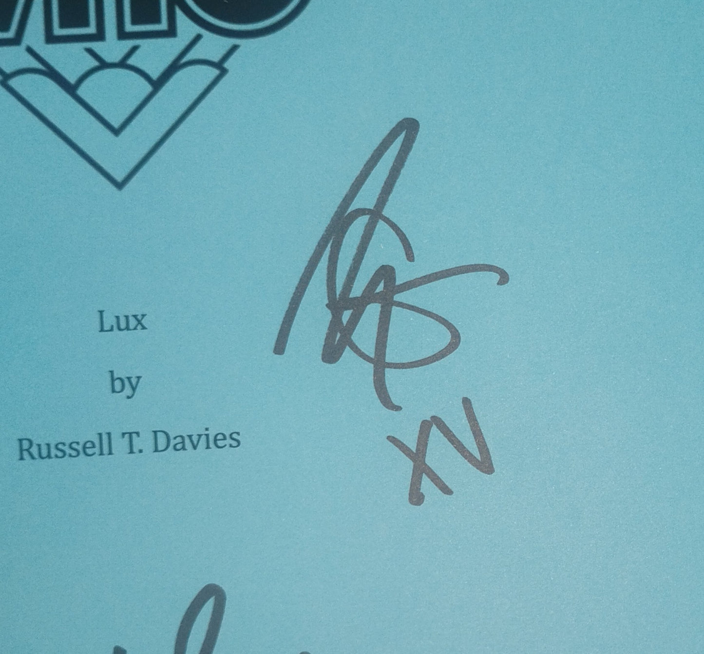 Varada Sethu & Ncuti Gatwa Hand Signed Autograph Doctor Who Script COA
