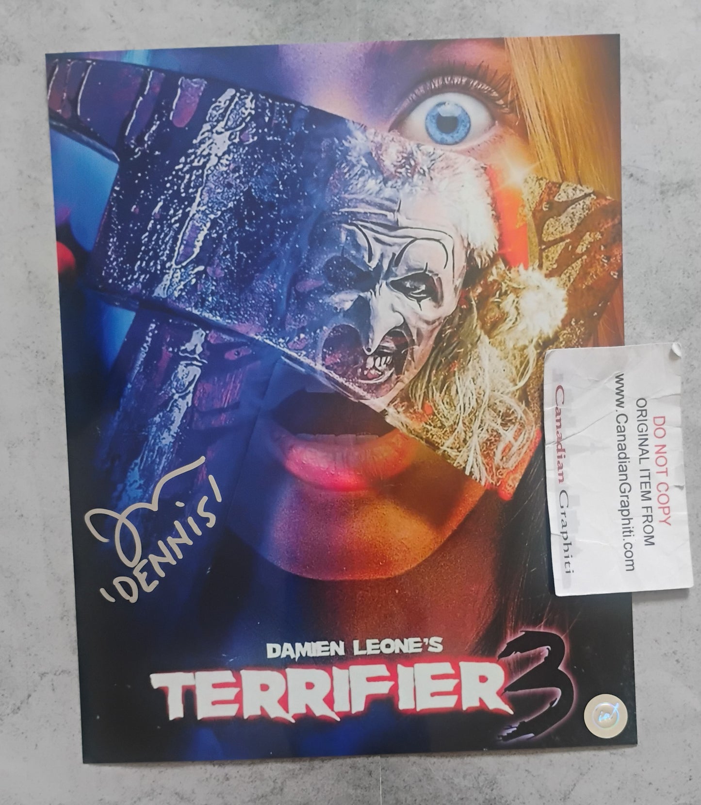 Jon Abrahams Hand Signed Autograph 8x10 Photo COA Terrifier