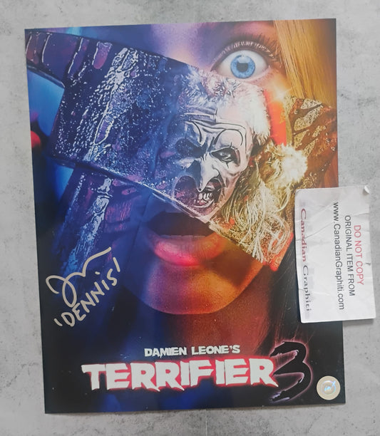 Jon Abrahams Hand Signed Autograph 8x10 Photo COA Terrifier