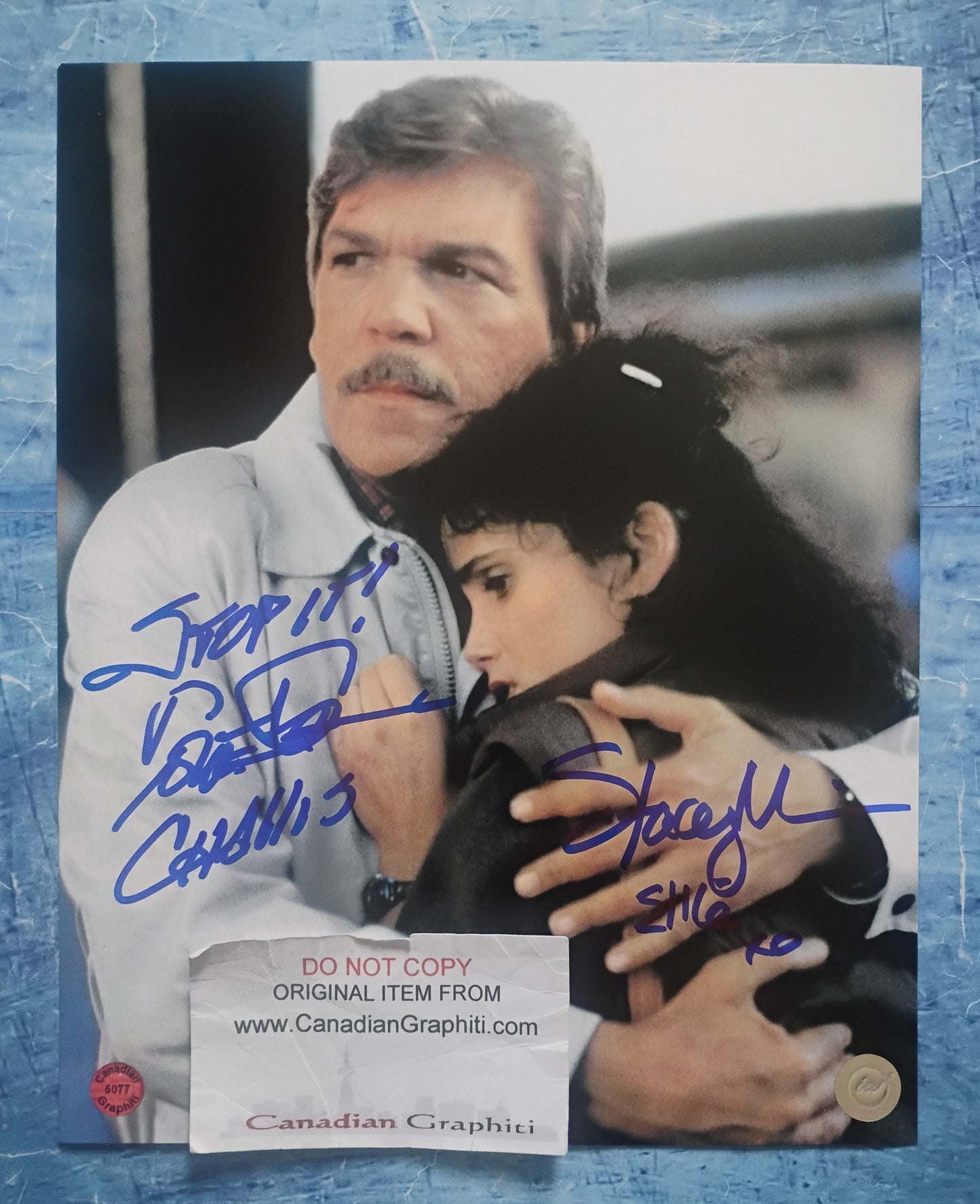 Tom Atkins & Stacey Nelkin Hand Signed Autograph 8x10 Photo COA Halloween III